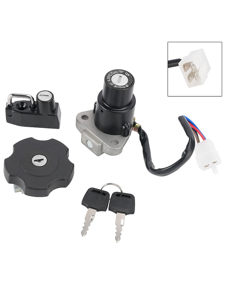 90-1995 Yamaha XT 600 XT600 4-Wire Ignition Switch Fuel Cap Helmet Lock Set