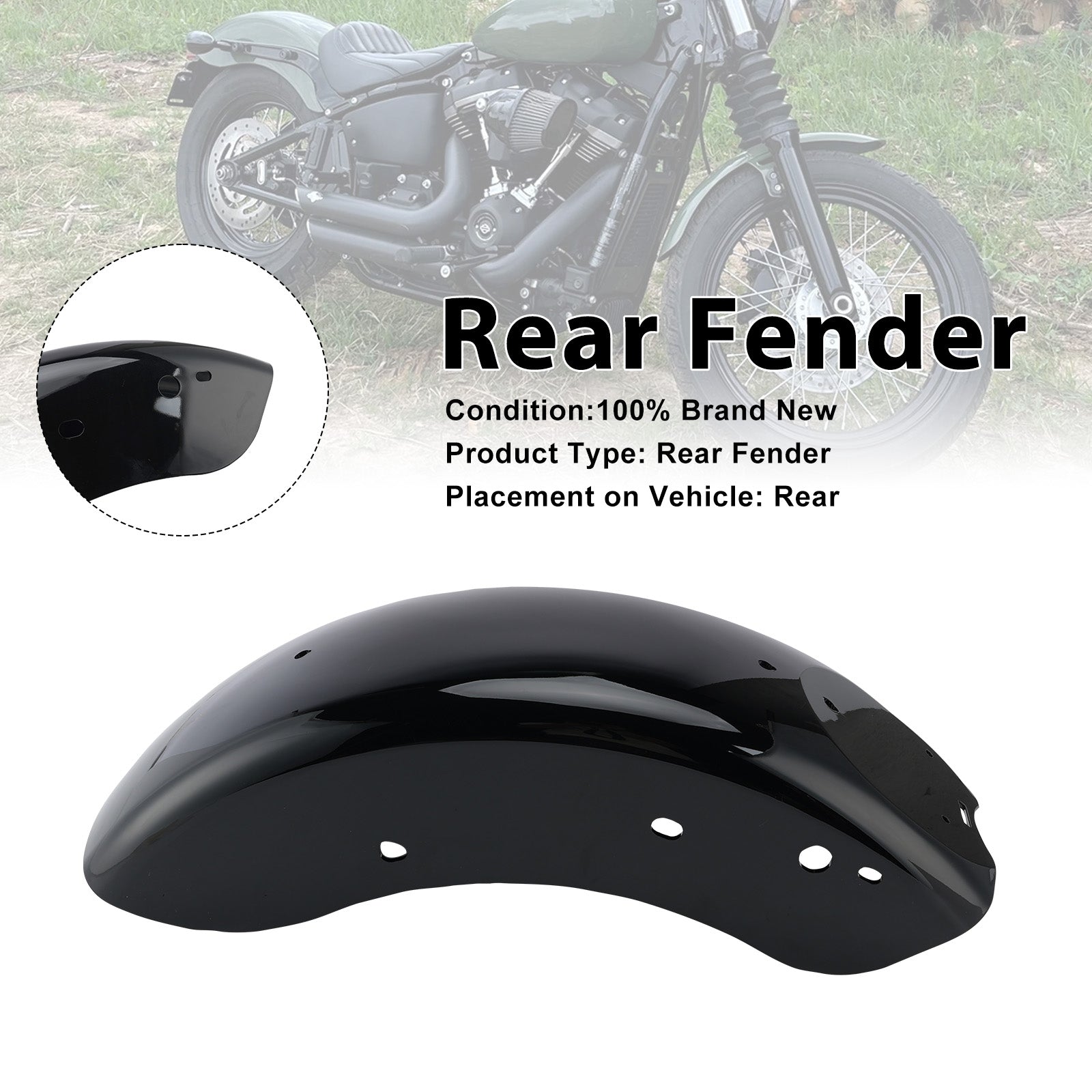 2018-2026 Softail Slim FLSL Standard FXBB FXBBS FXST zadní blatník