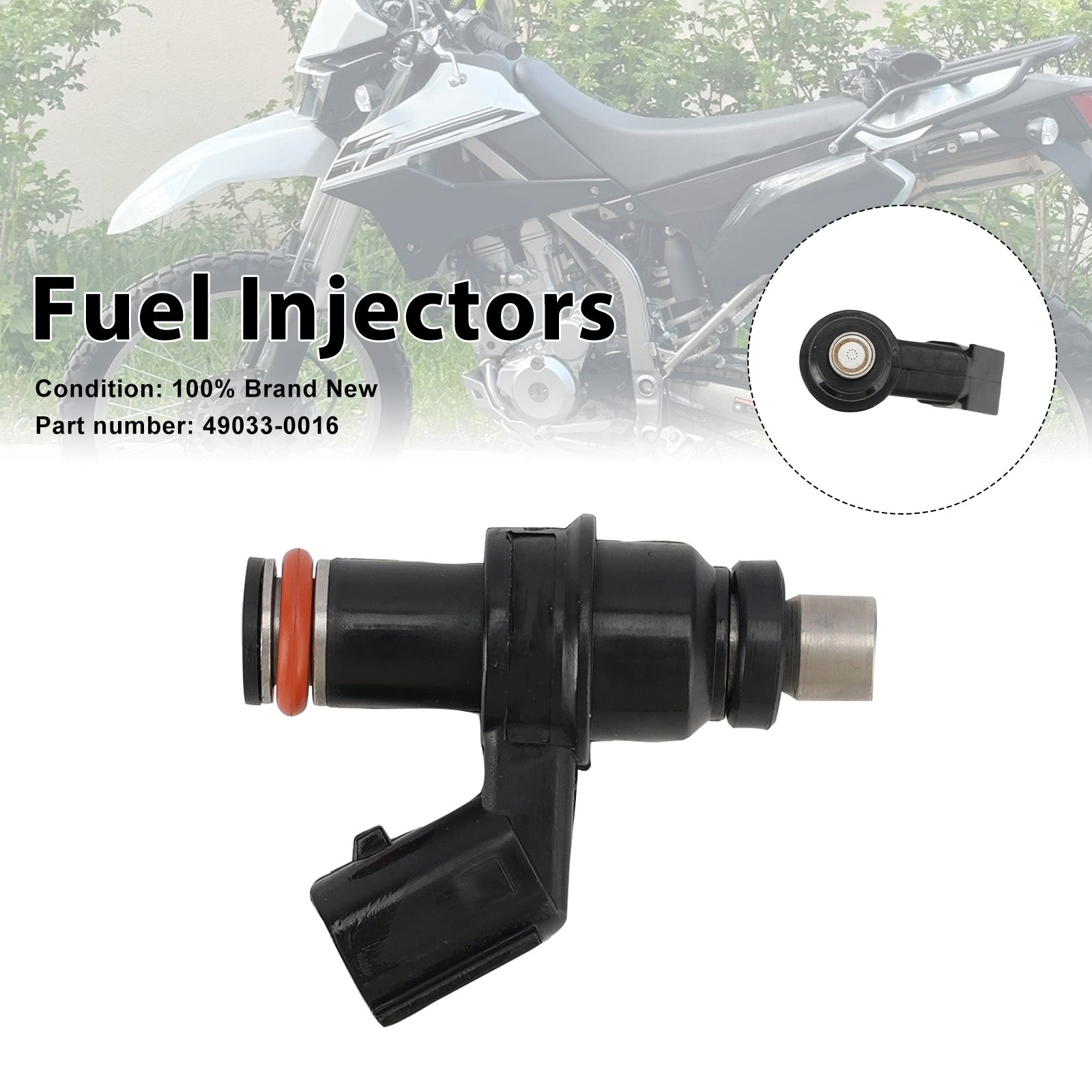 2018-2022 Kawasaki KLX250 KLX300 Brandstofinjectoren 49033-0016