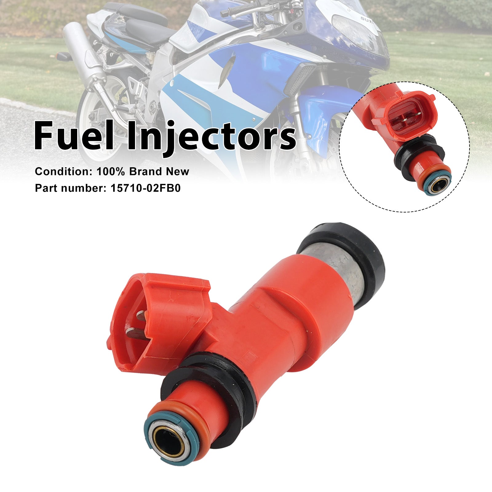 1998–2003 Suzuki TL1000R Einspritzdüsen 15710–02FB0