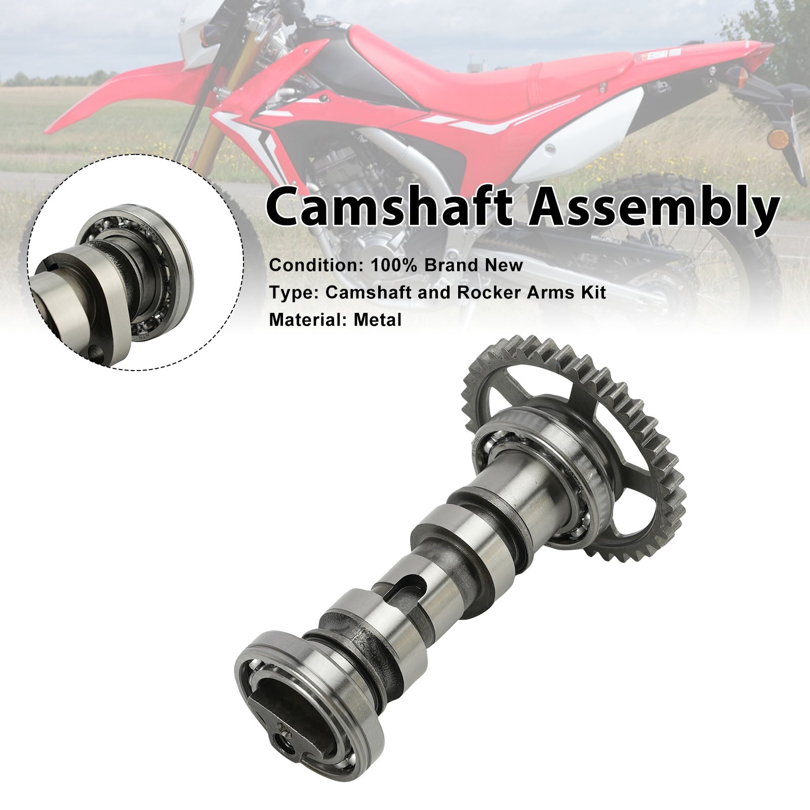 2004-2017 Honda CRF250X Camshaft Assembly 14100-KSC-770