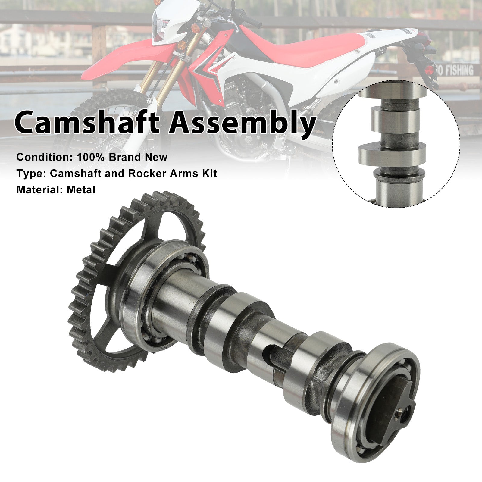 2004-2017 Honda CRF250X Camshaft Assembly 14100-KSC-770