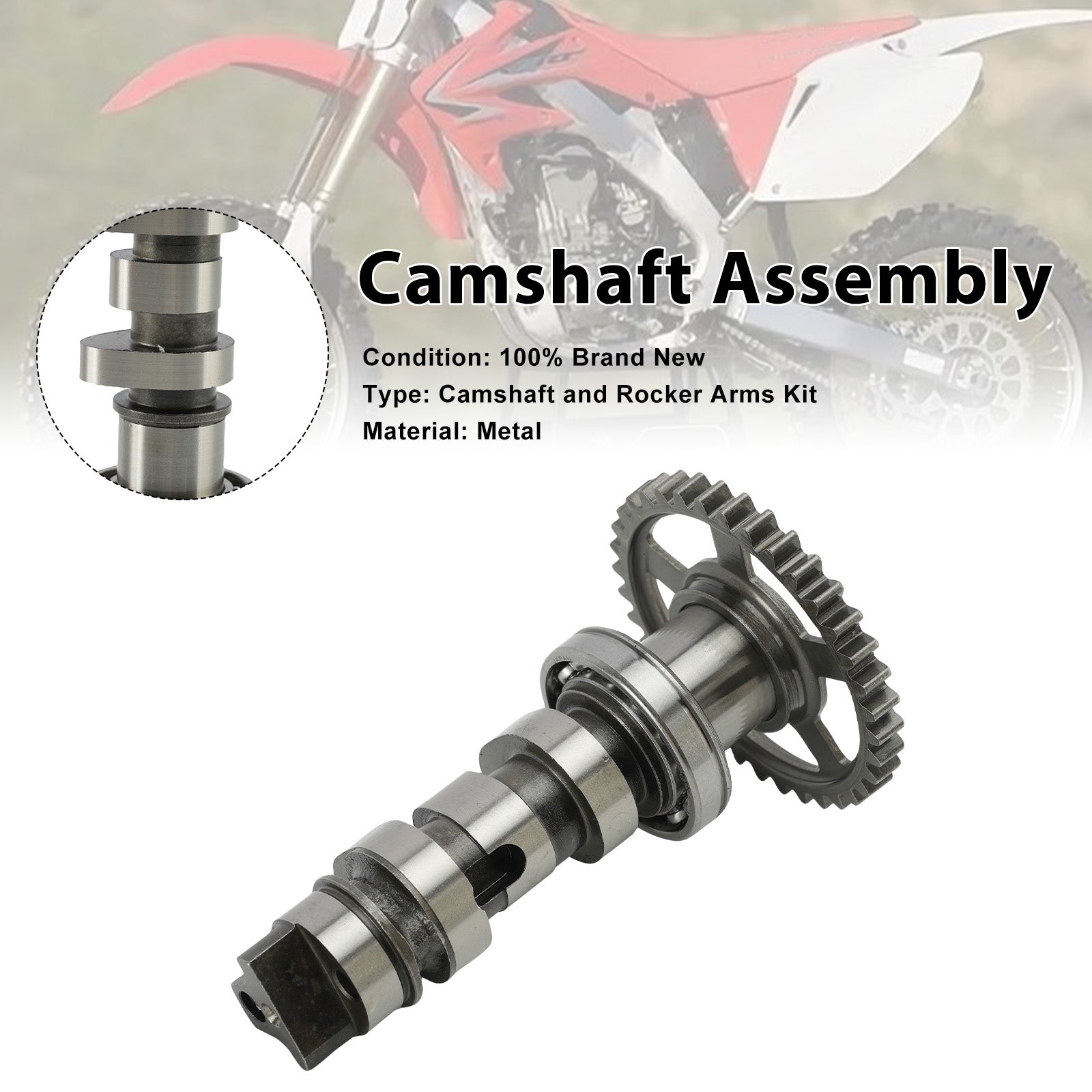2008-2009 Honda CRF250R Knastakselsamling 14100-KRN-A10