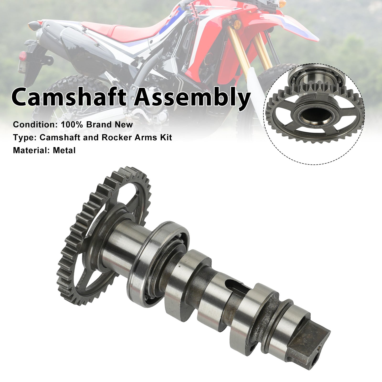 2008-2009 Honda CRF250R Knastakselsamling 14100-KRN-A10