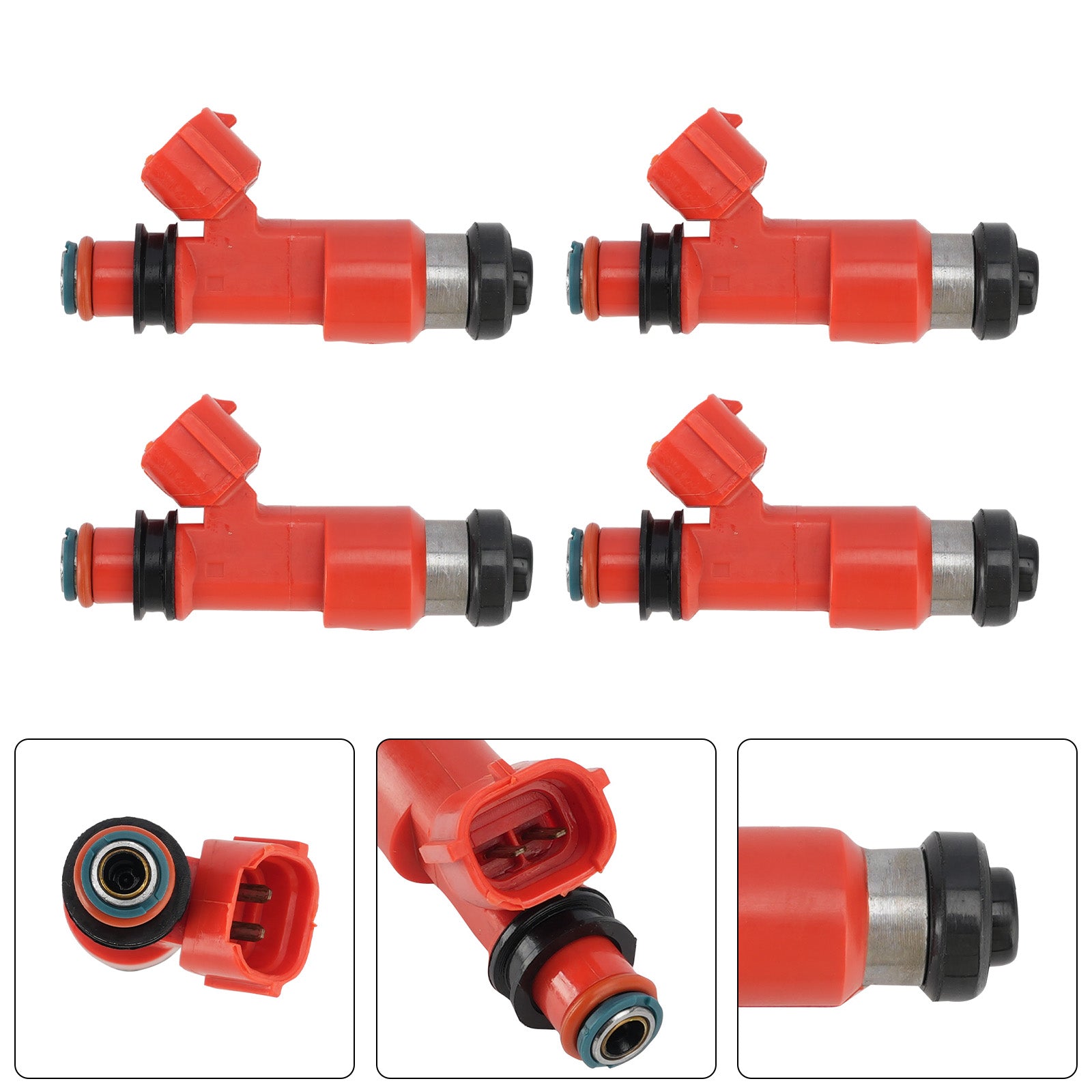 4PC 2002-2003 Kawasaki Ninja ZX12R ZX1200 Fuel Injectors 49033-1056