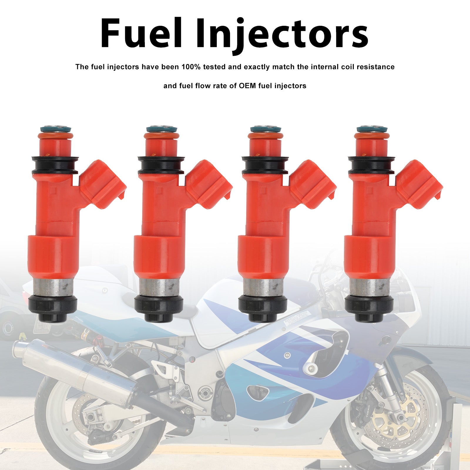 4 pièces 1998-1999 Suzuki GSXR750 GSX-R750 injecteurs de carburant 15710-33E00