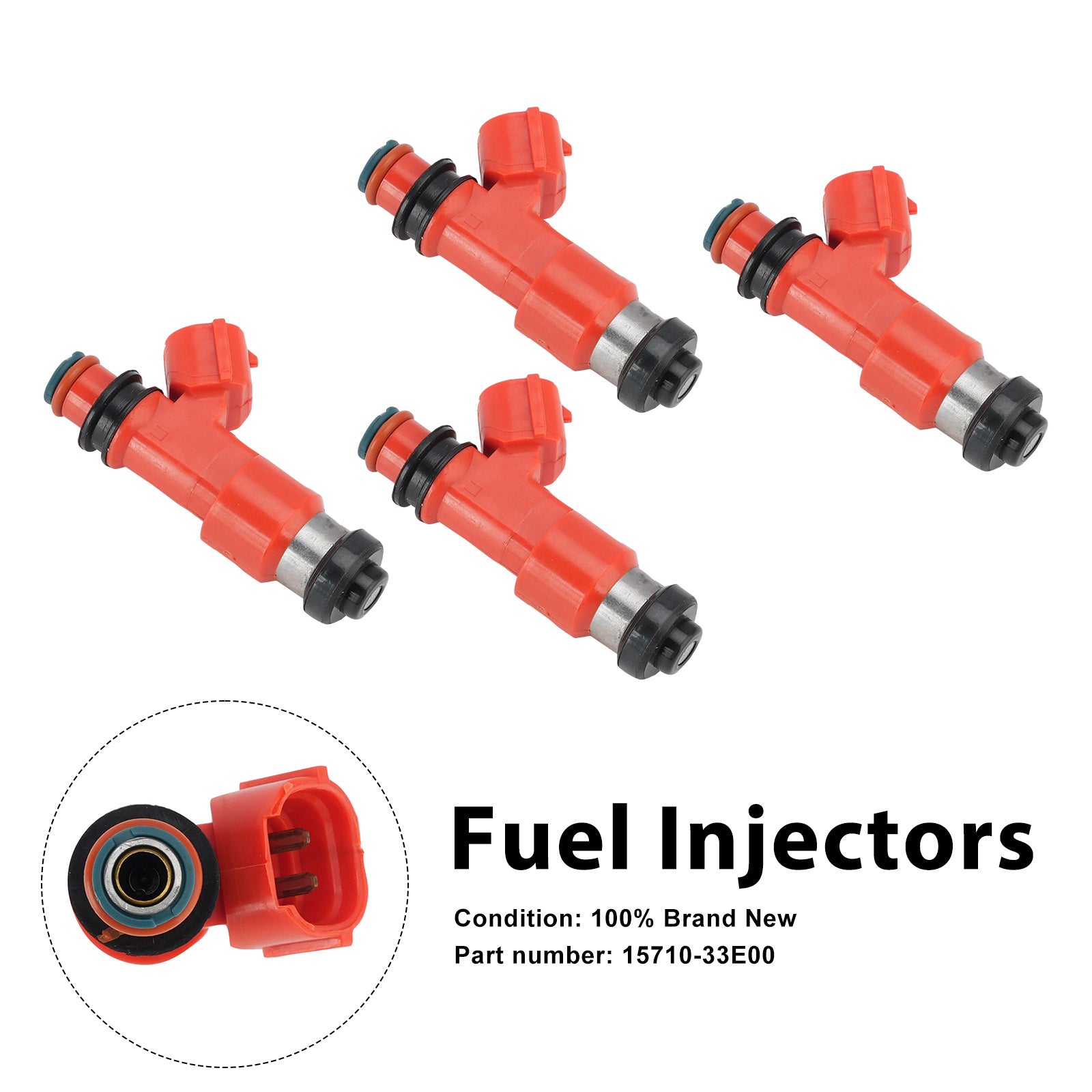 4 pièces 1998-1999 Suzuki GSXR750 GSX-R750 injecteurs de carburant 15710-33E00