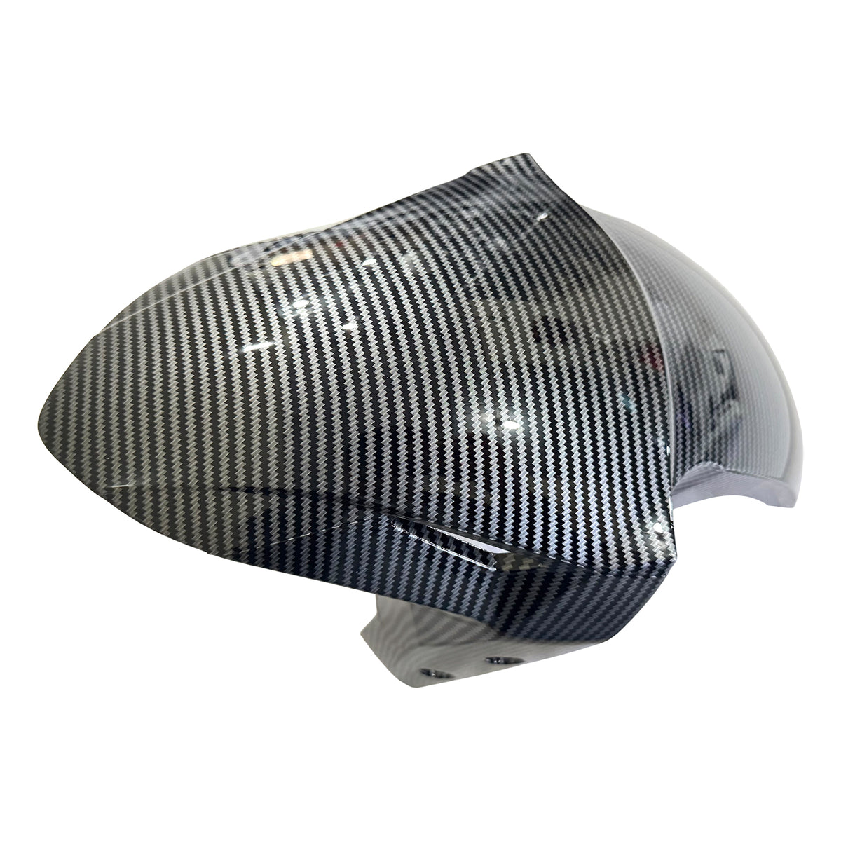 Amotopart 2019-2026 Kawasaki Ninja ZX-25R ZX-4R ZX-4RR Black White Carbon Fiber Pattern Fairing Kit
