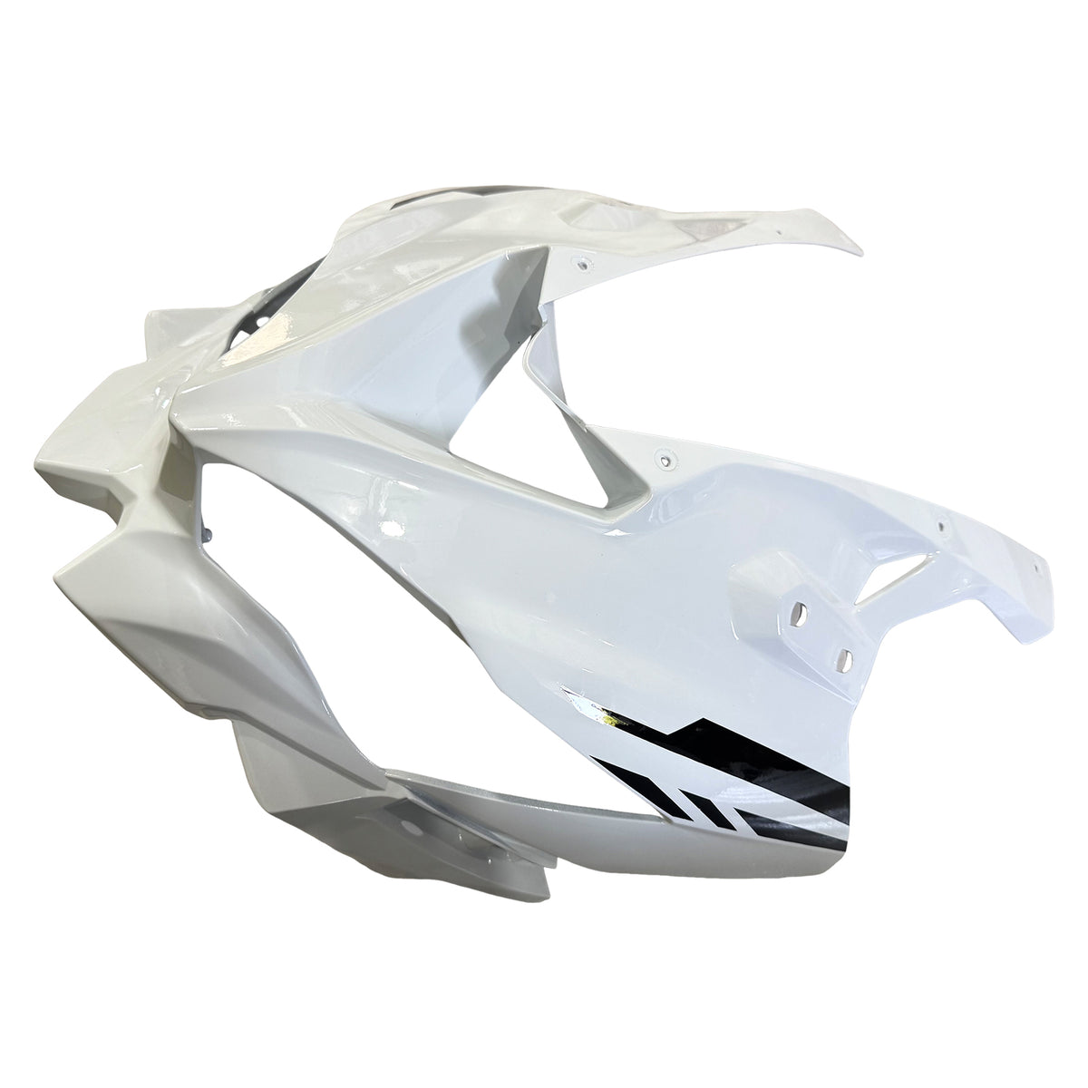 Amotopart 2019-2026 Kawasaki Ninja ZX-25R ZX-4R ZX-4RR Black White Carbon Fiber Pattern Fairing Kit