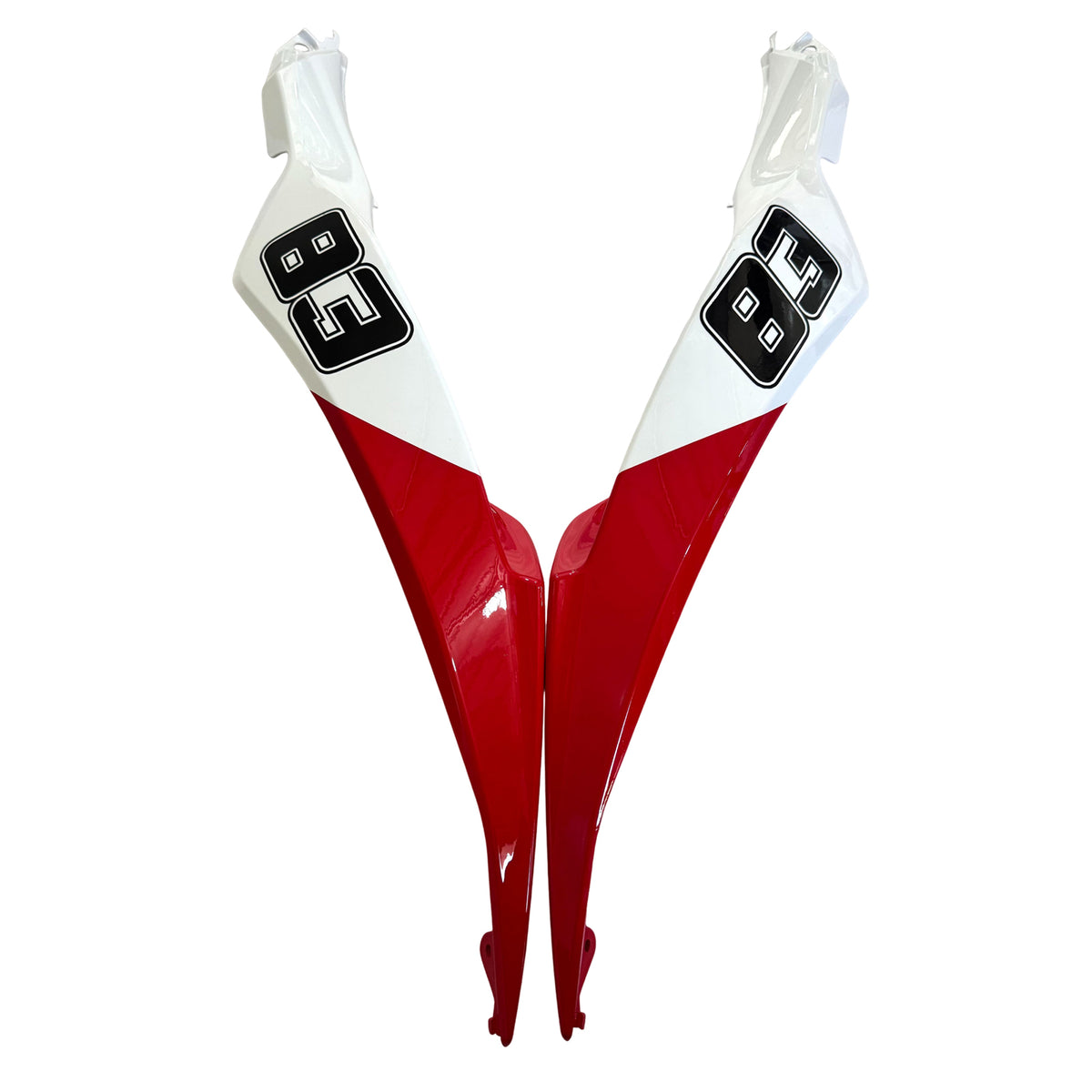 Amotopart 2024-2026 Kawasaki ZX-6R Black Red White Fairing Kit