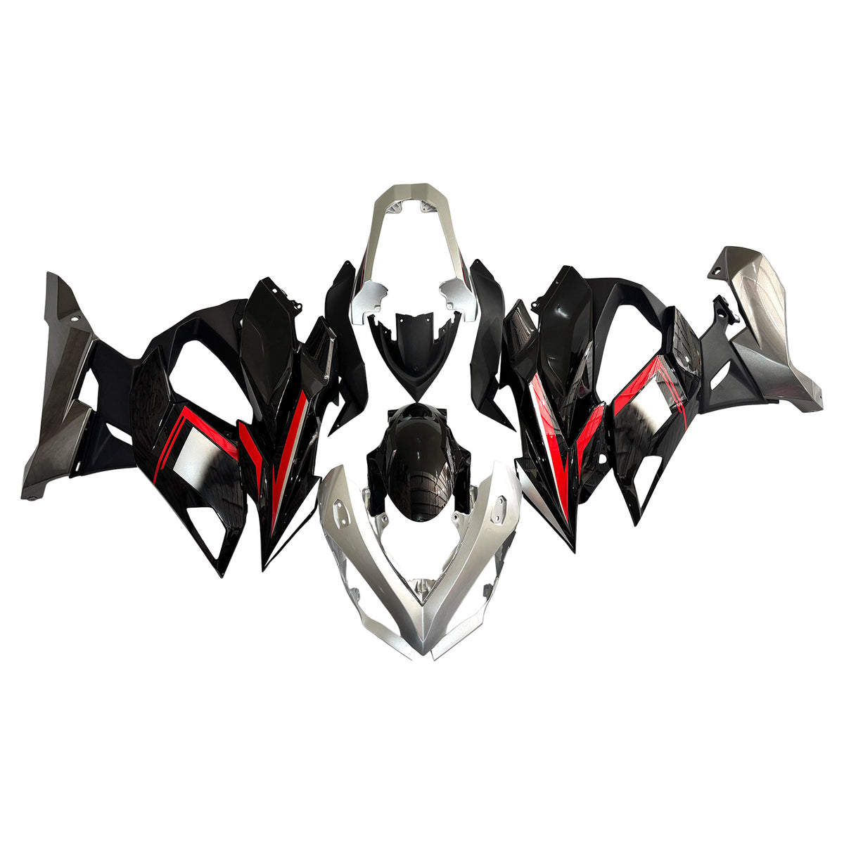 Amotopart 2020–2026 Kawasaki Z1000SX Ninja 1000SX 1100SX Schwarz Grau Weiß Rot Verkleidungsset