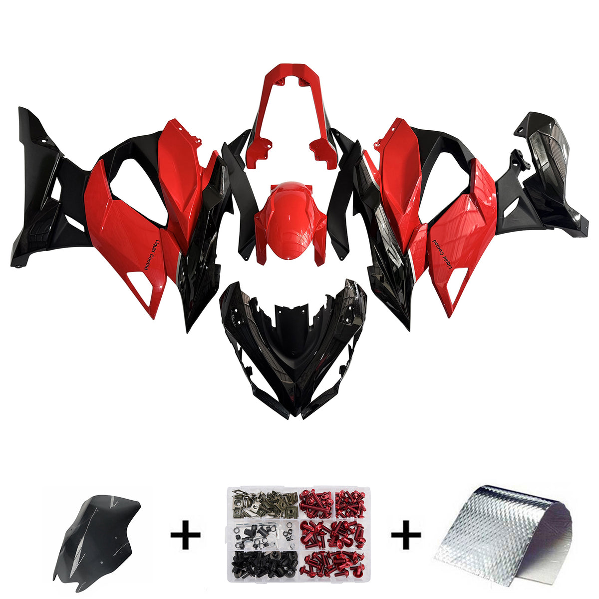 Amotopart 2020-2026 Kawasaki Z1000SX Ninja 1000SX 1100SX Hvid Rød Sort Fairing Kit