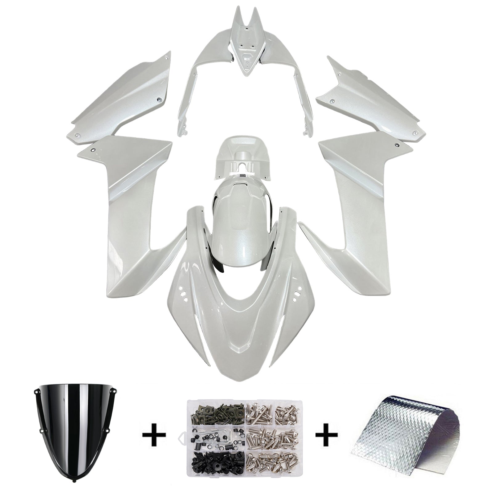 Amotopart 2020-2024 Aprilia RS 660 White Fairing Kit