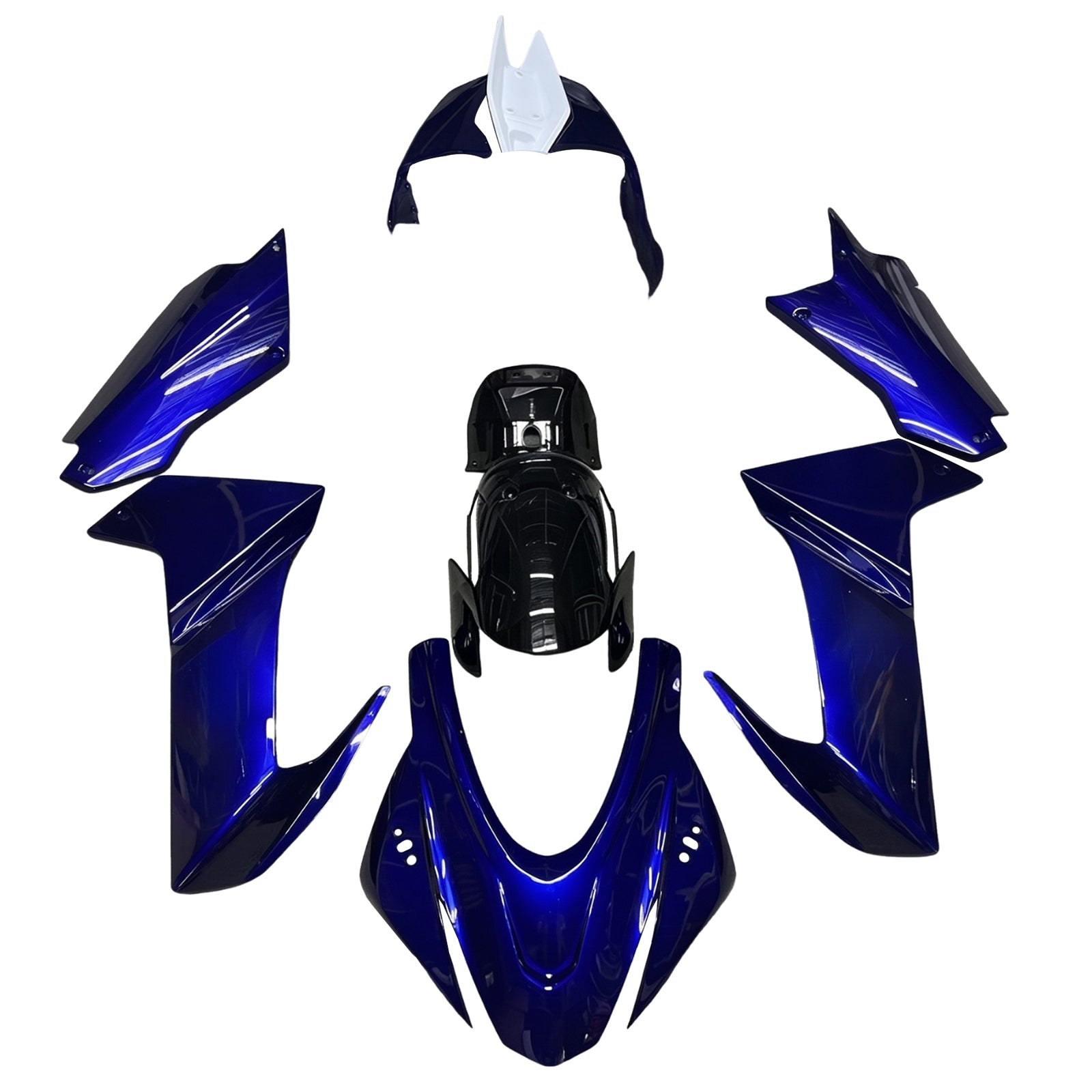 Amotopart 2020-2024 Aprilia RS 660 Black Blue Fairing Kit