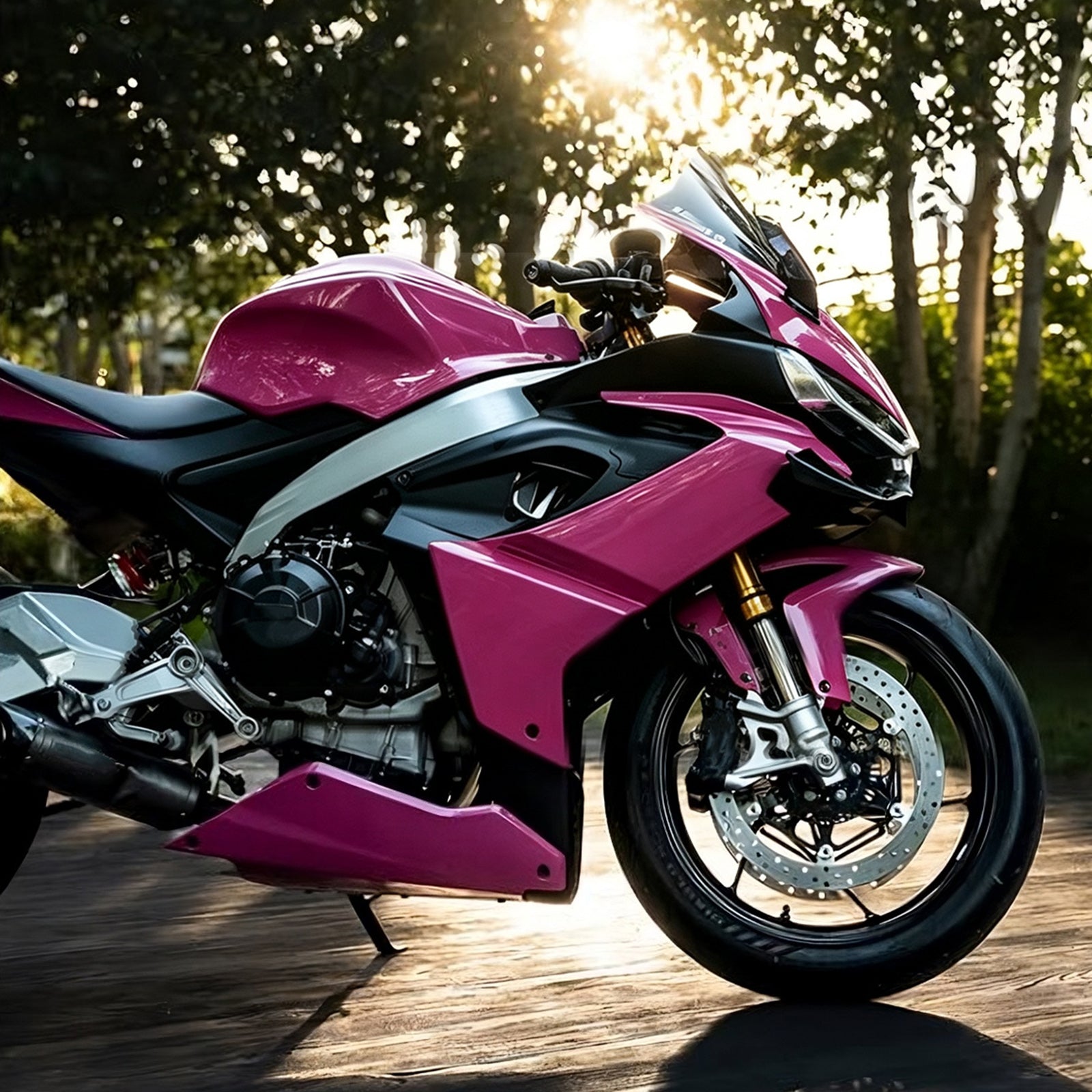 Amotopart 2020-2024 Aprilia RS 660 Pink Fairing Kit