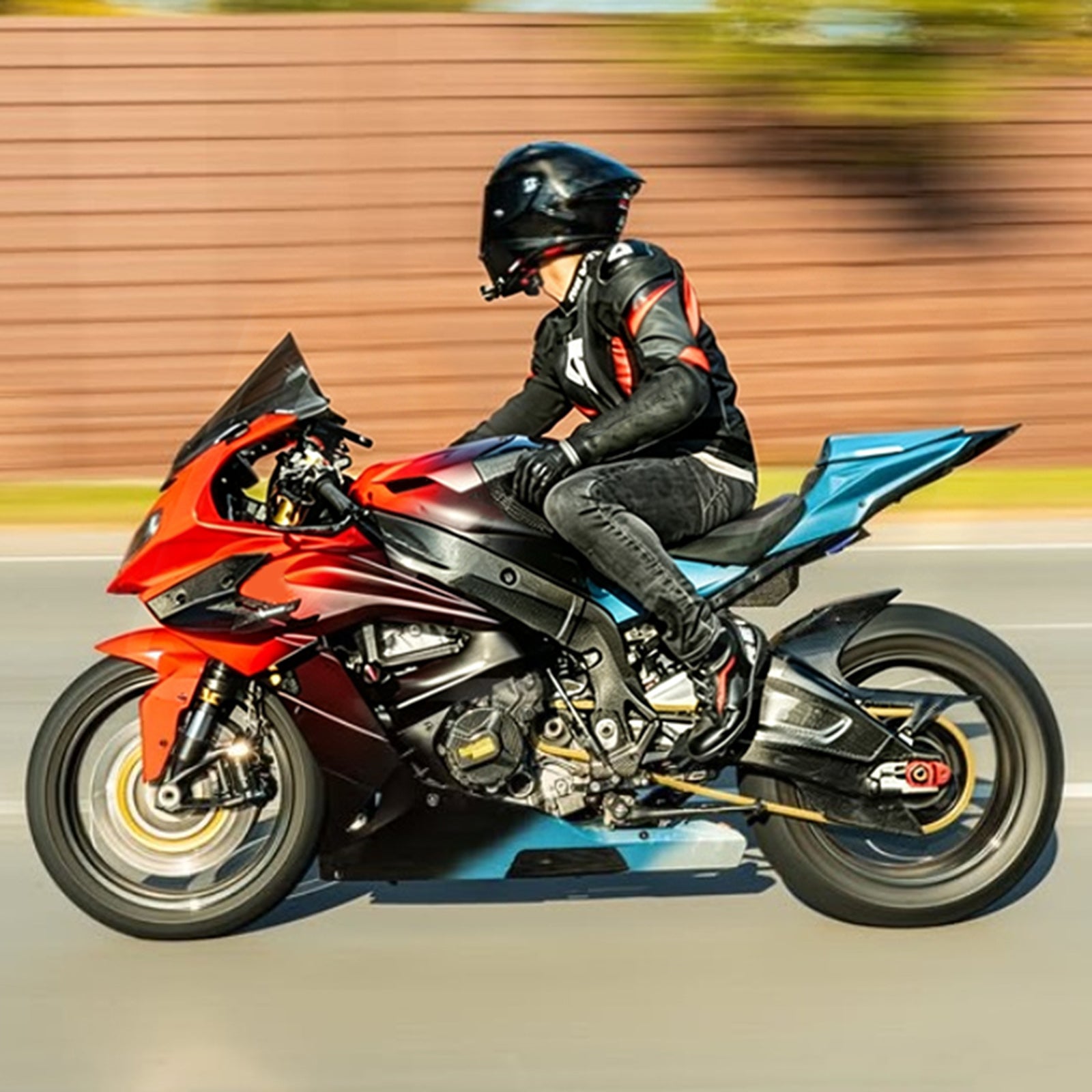 Amotopart 2015-2016 BMW S1000RR Hvid Blå Sort Rød Fairing Kit
