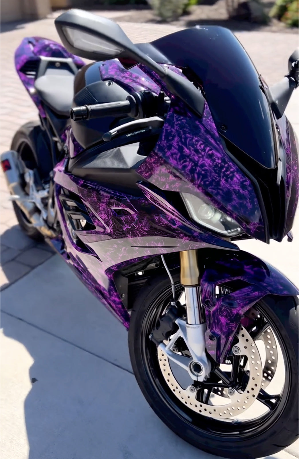 Amotopart 2019-2022 BMW M1000RR S1000RR Purple Fairing Kit