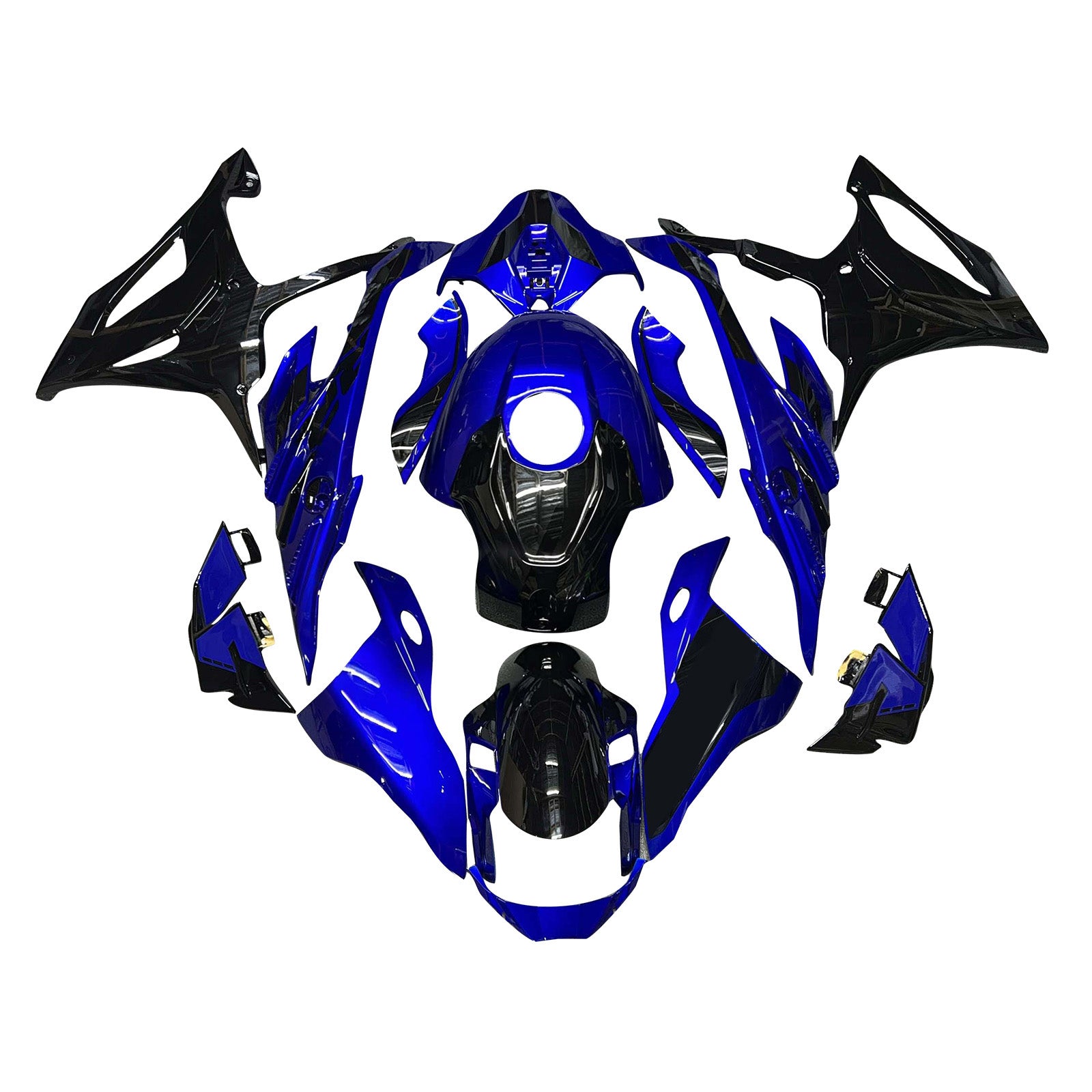 Amotopart 2023-2024 BMW S1000RR Blue Black White Fairing Kit