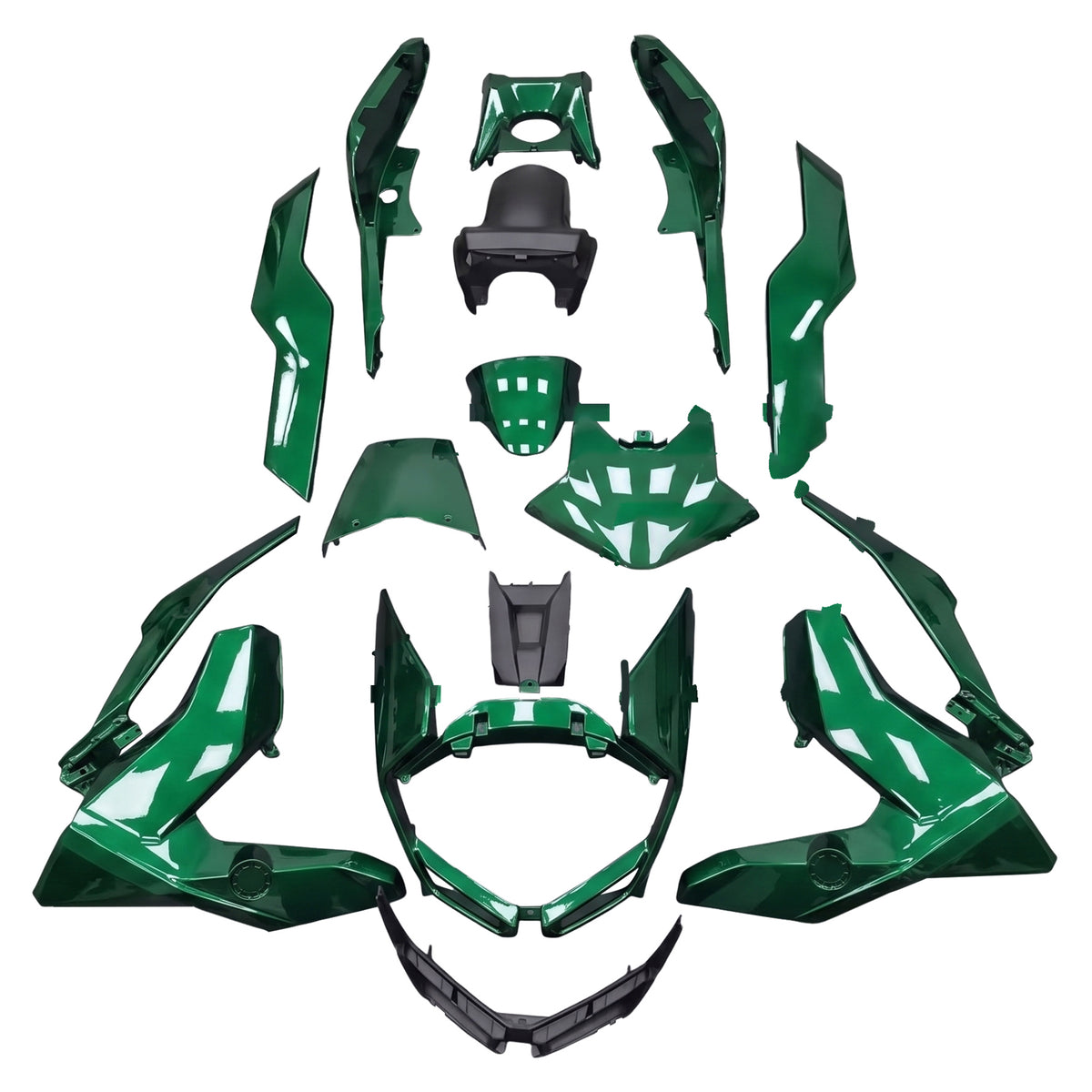 Amotopart 2019-2025 BMW C400GT Green Black Fairing Kit