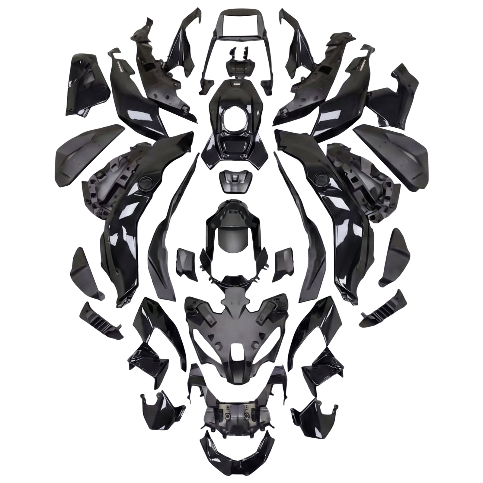 Amotopart 2024-2026 BMW M1000XR Blå Lilla Sort Grå Fairing Kit