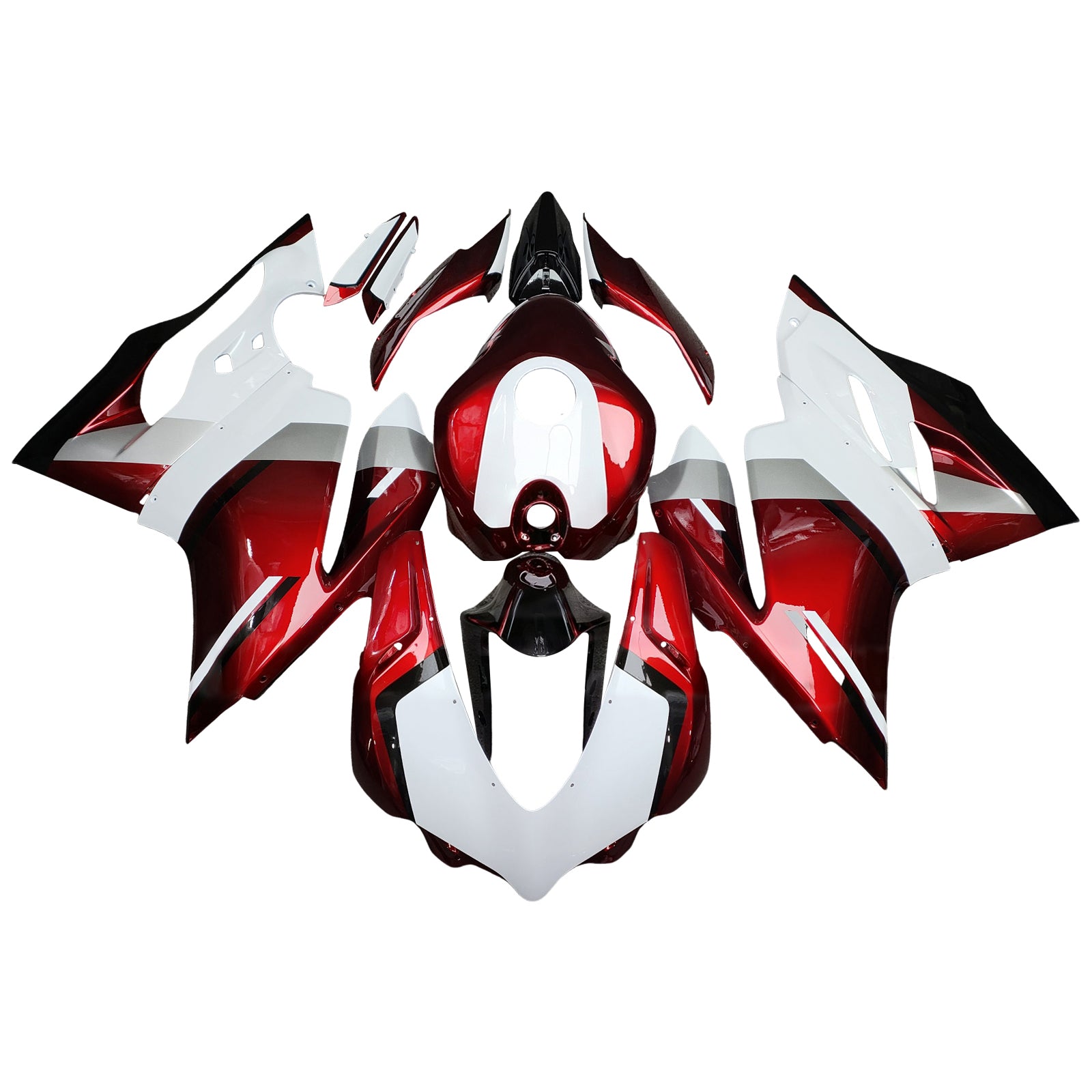 Amotopart 2015-2020 Ducati 1299 Sort Rød Hvid Fairing Kit