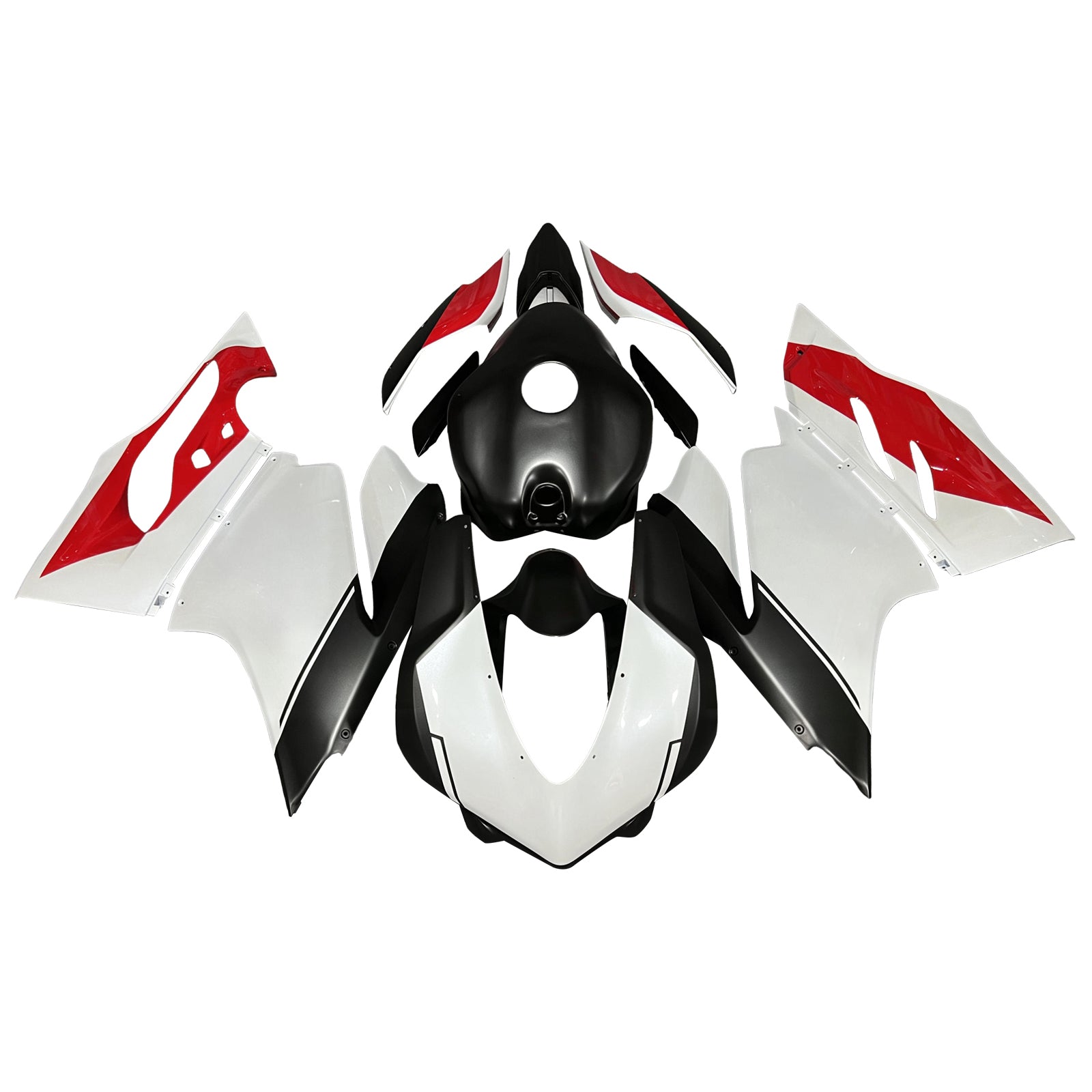 Amotopart 2015-2020 Ducati 1299 White Red Black Fairing Kit