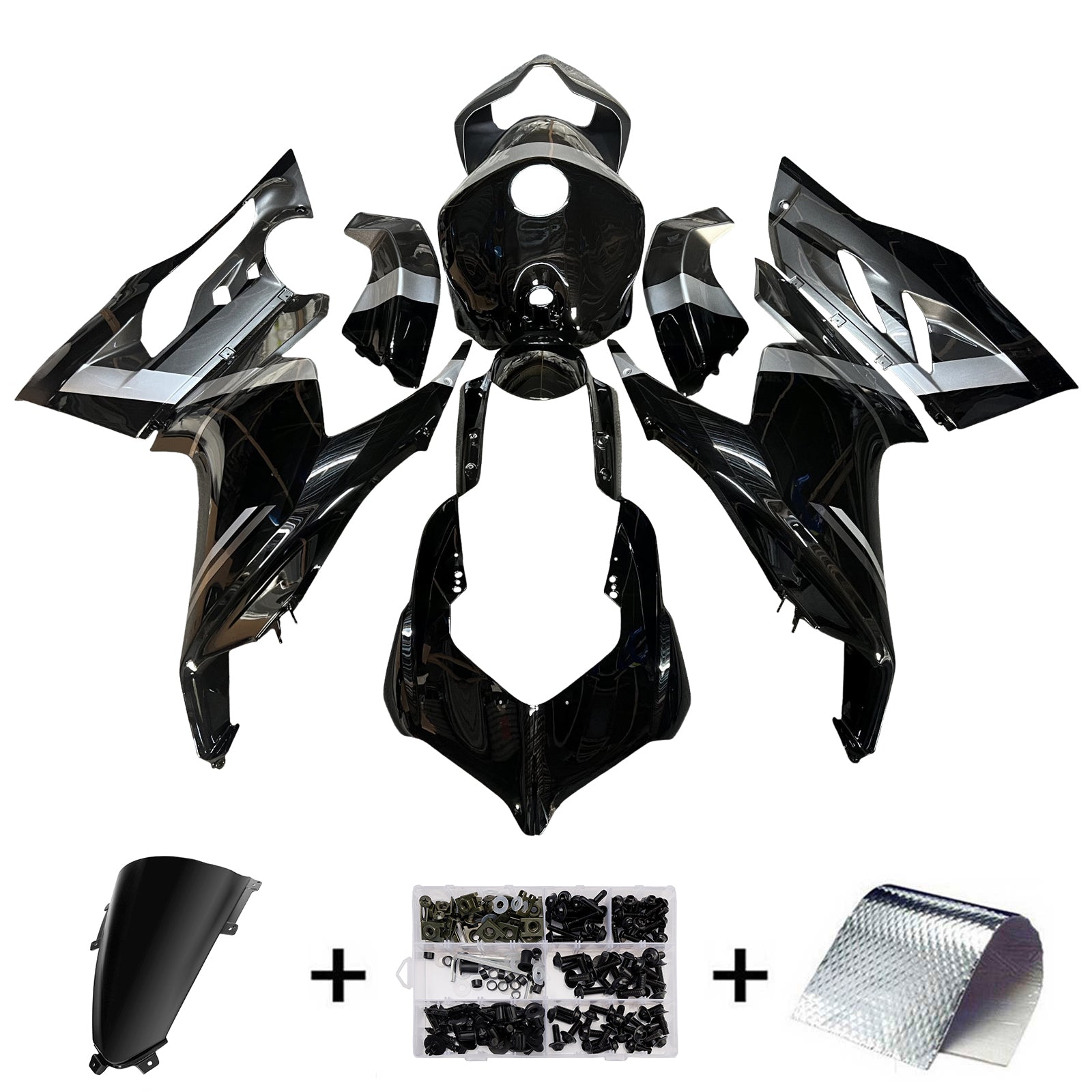 Amotopart 2020-2024 Ducati Panigale V2 White Blue Green Black Fairing Kit