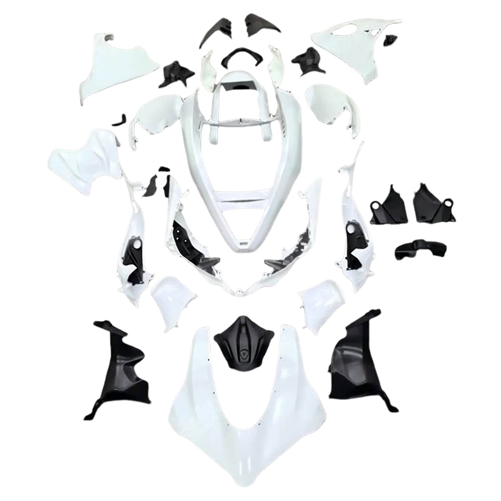 Amotopart 2025-2026 Ducati Panigale V4 V4S Black White Fairing Kit