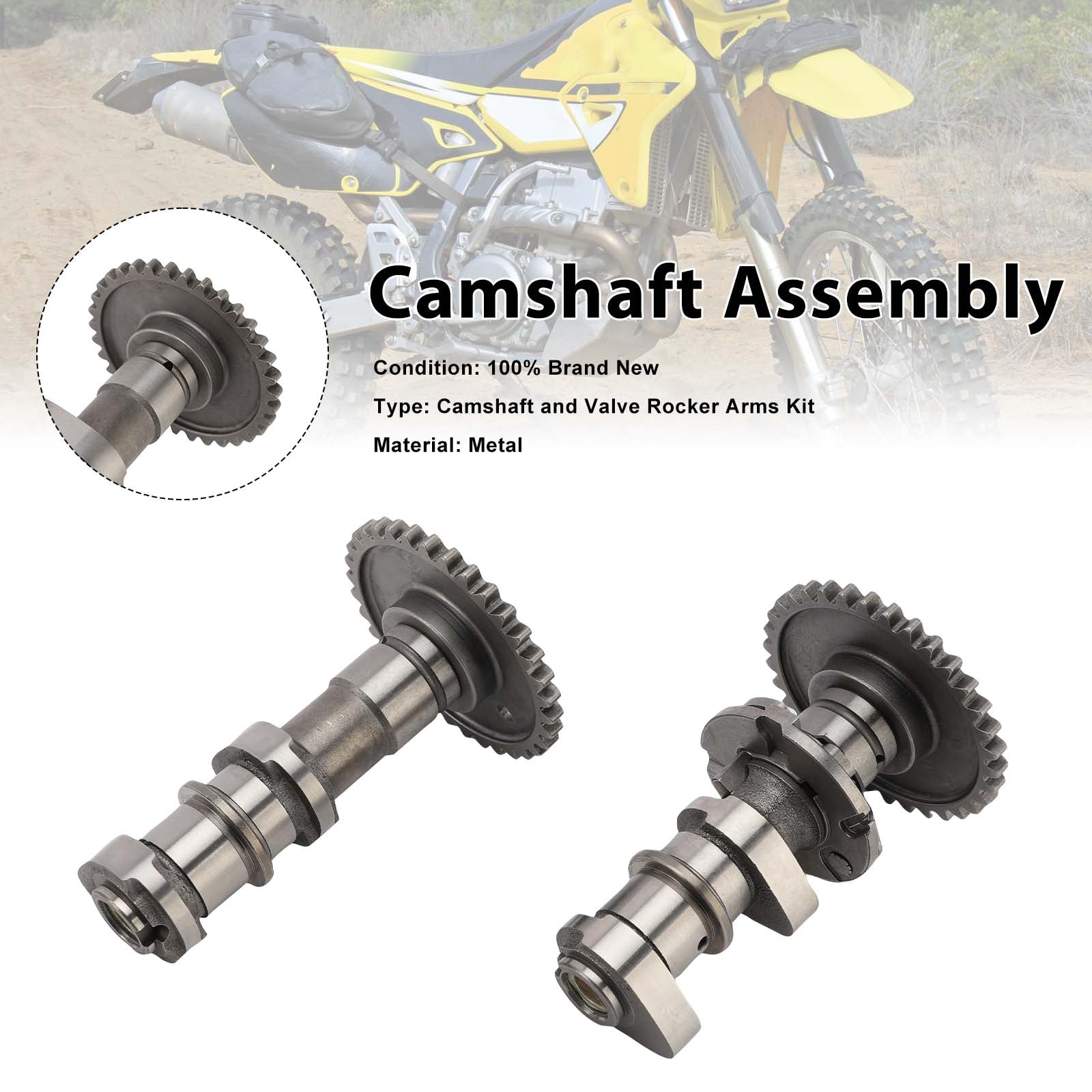00-24 Suzuki DR-Z400E DRZ400 S SM Caltric udstødningsknastaksler