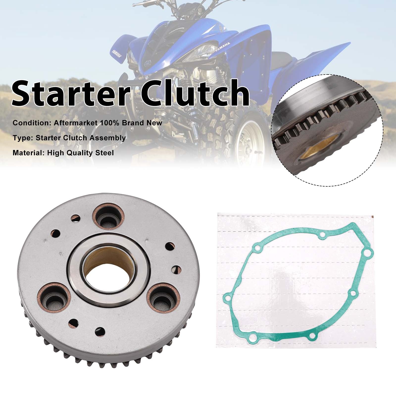 Yamaha TTR125 YFM125R YBR125 XT125 One Way Starter Koblingssæt 5VL-E5517