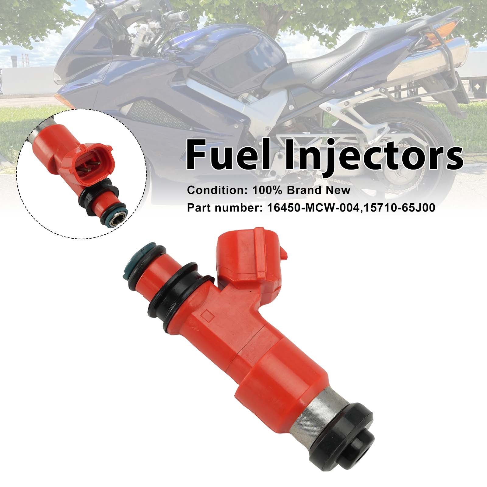 02-09 Injecteurs de carburant Honda VFR800 15710-65J00 16450-MCW-004