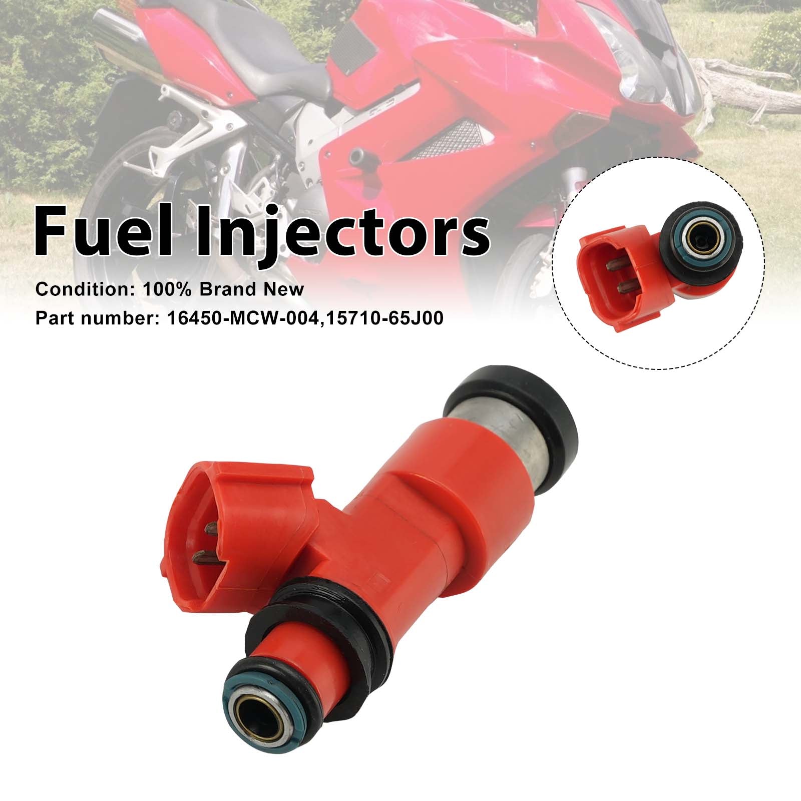 02-09 Injecteurs de carburant Honda VFR800 15710-65J00 16450-MCW-004