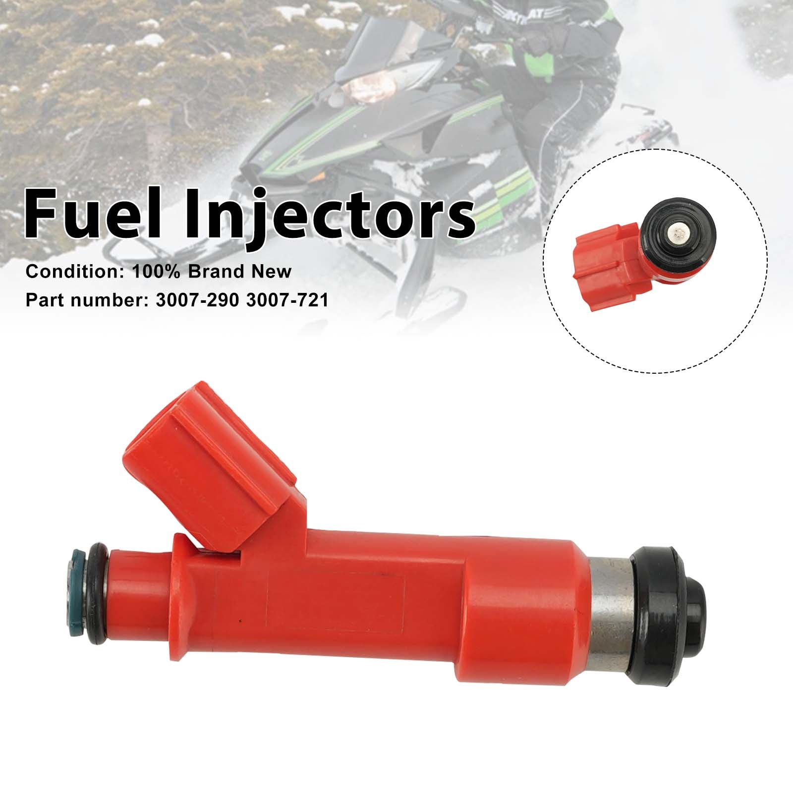 2007-2011 Arctic Cat F1000 M1000 3007-721 Injetores de combustível 3007-290