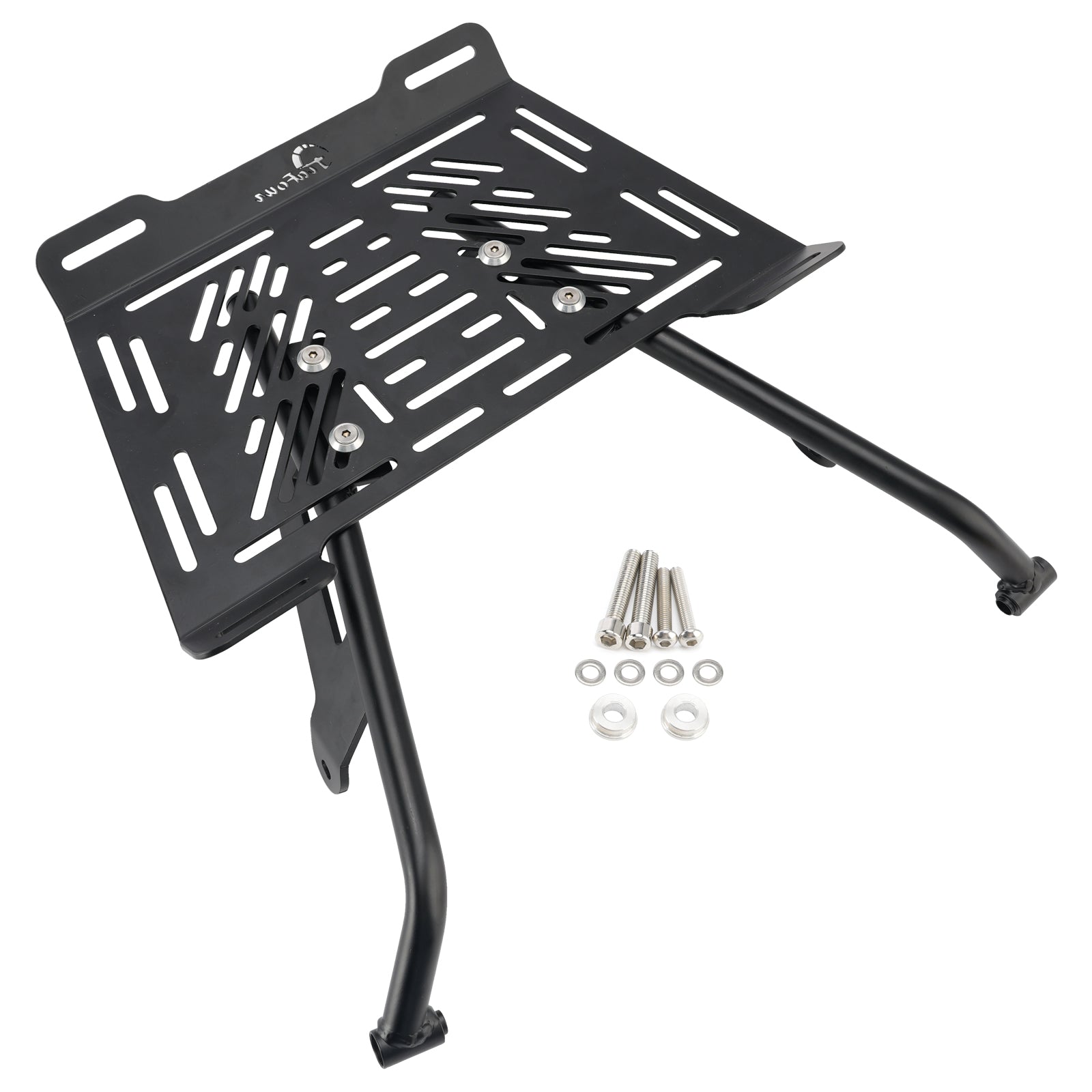 2022-2025 Aprilia Tuareg 660 Placa de ampliação do bagageiro traseiro preto