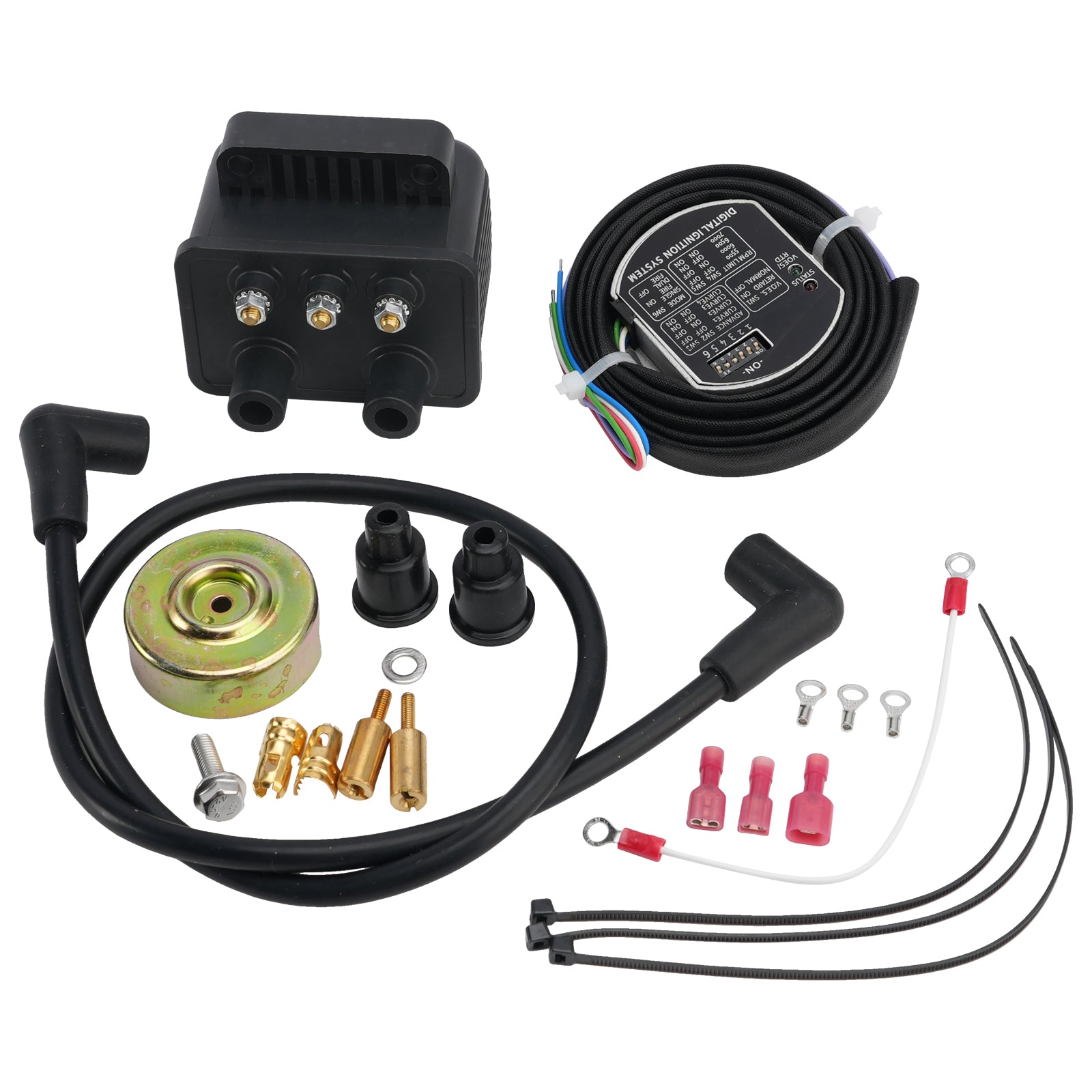 70-03 Big Twin EVO Shovel & Sportster XL Complete Single Fire Ignition Kit