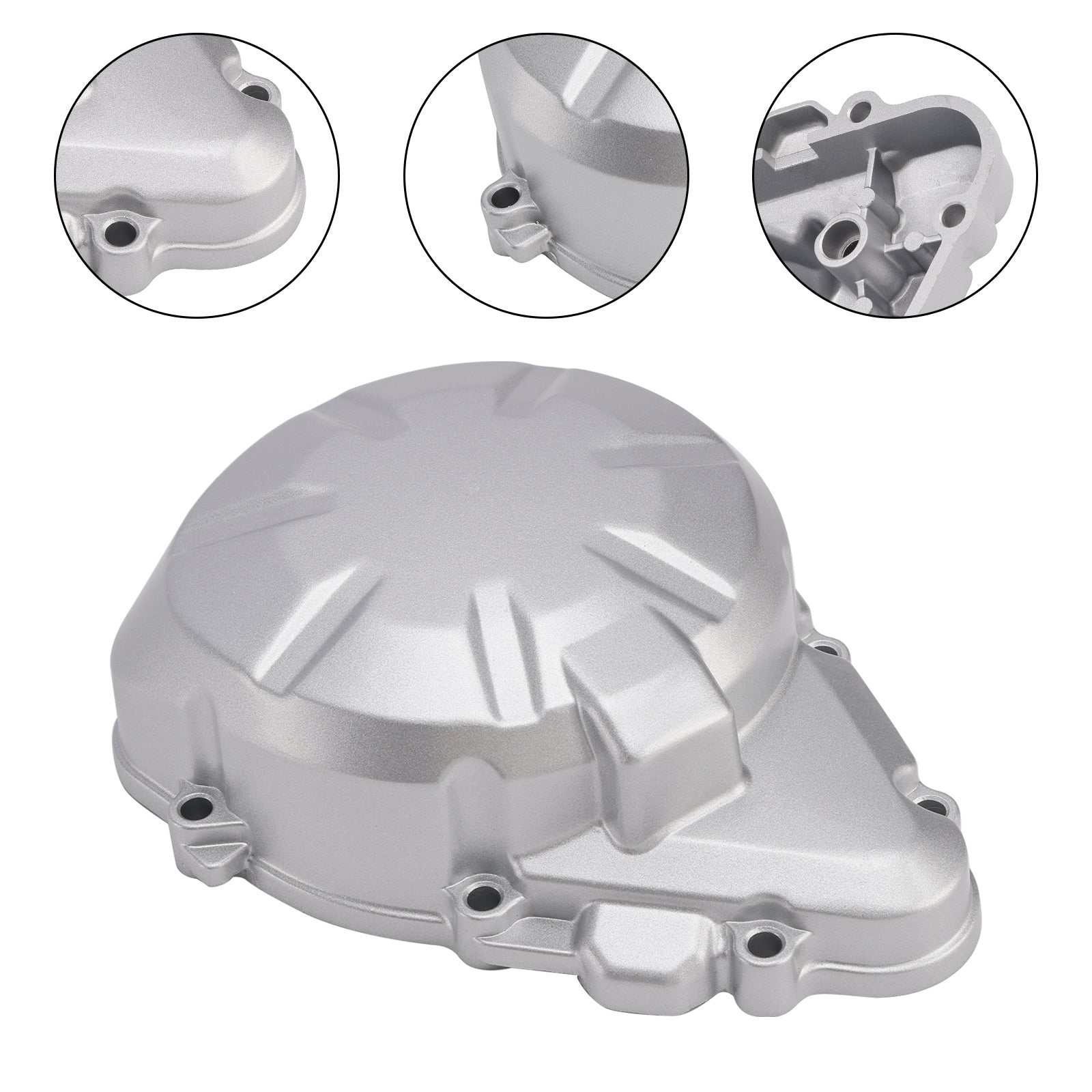 17-19 Protetores de cabeça de cilindro de motor Kawasaki Z900 prata