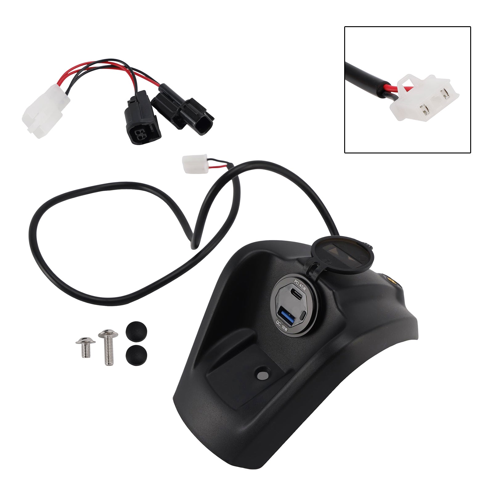24-25 Honda NS150Gx Hurtigopladningsstikkontakt 45W/18W Pd&Qc