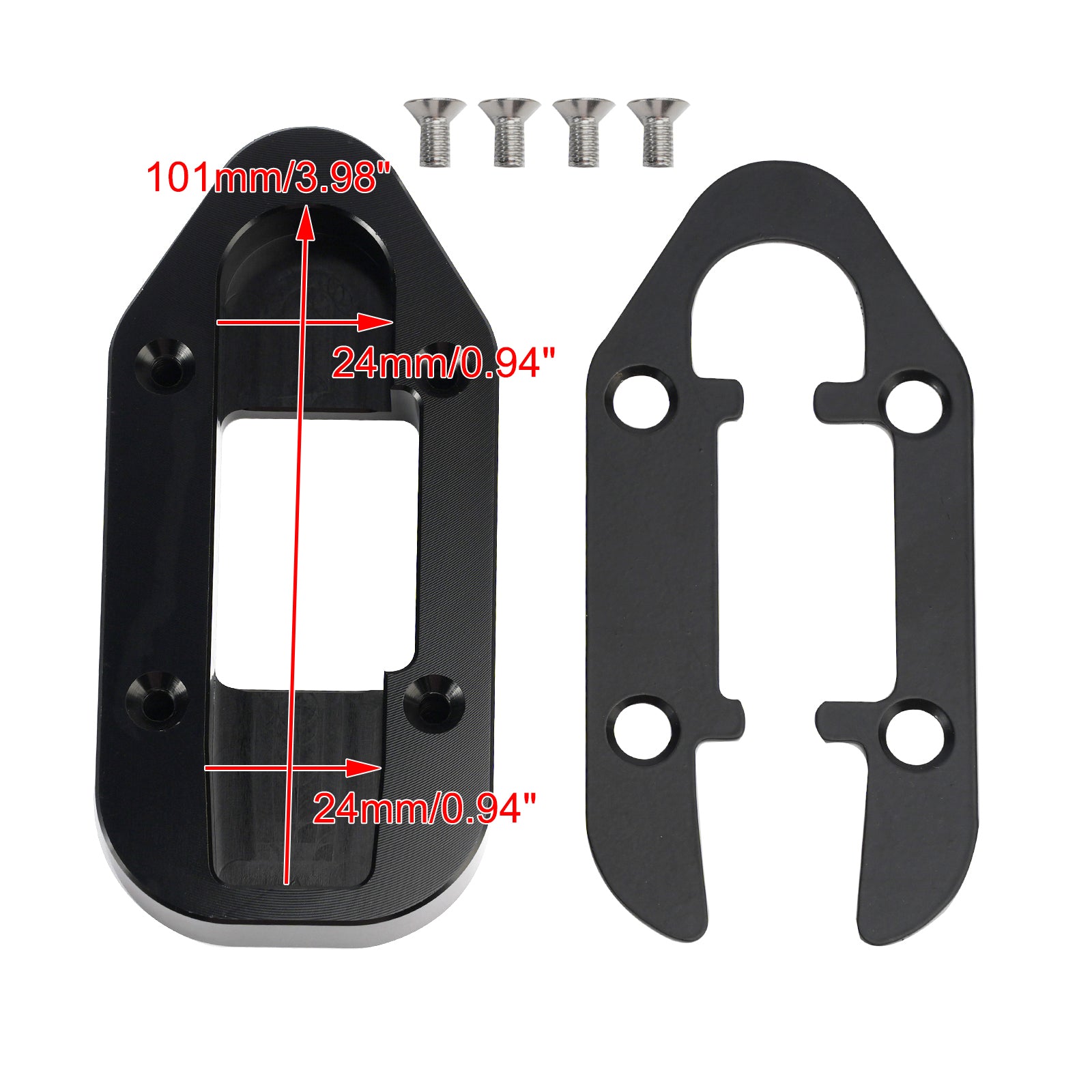 2016-2026 Indian Scout Bobber/Rogue/Classic Kickstand Enlarge Plate Pad