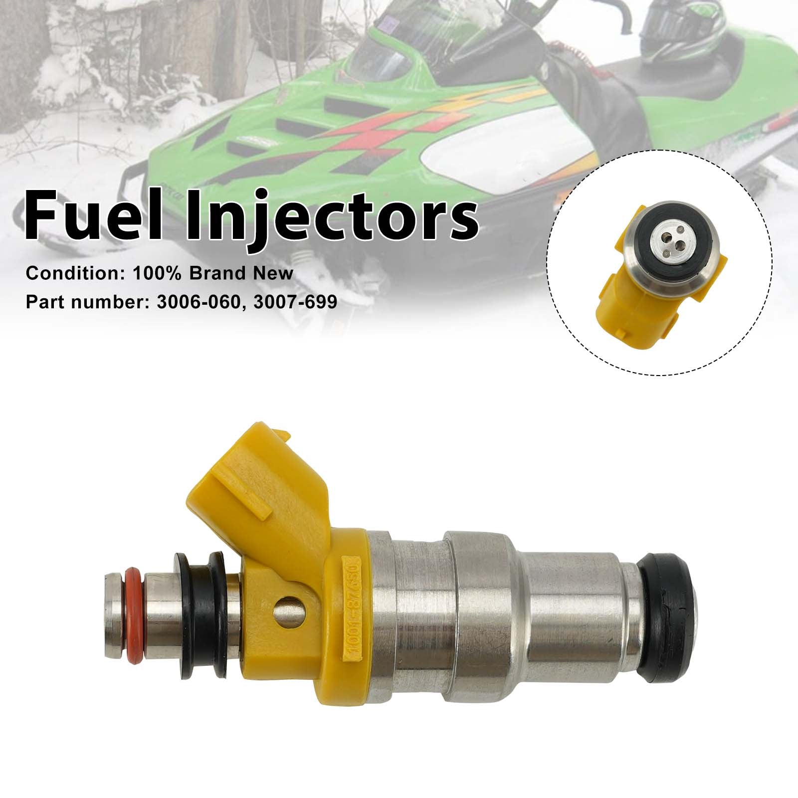 Injecteurs de carburant Arctic Cat ZR ZL Sabercat M6 M7 M8 3007-699 3006-060