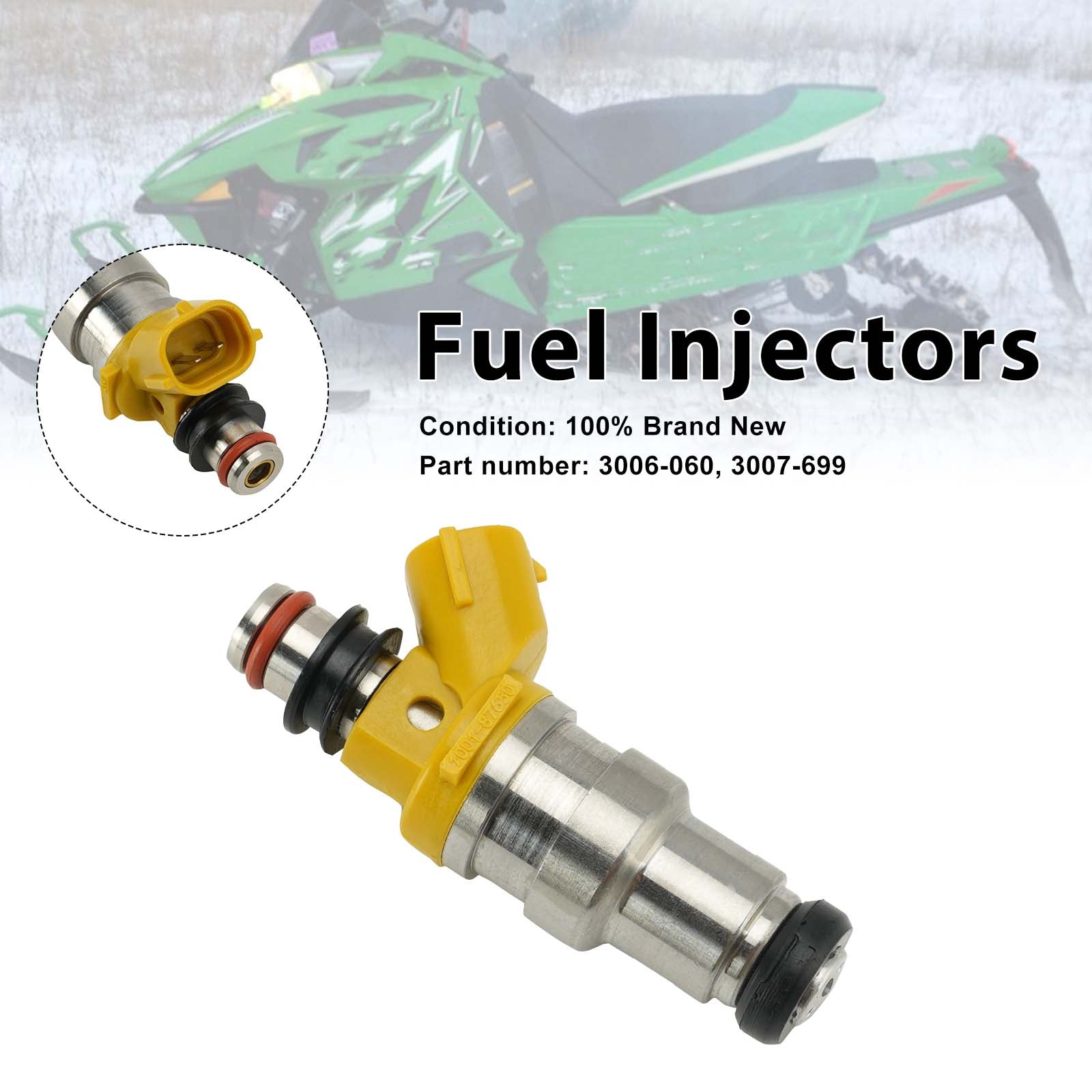 Injecteurs de carburant Arctic Cat ZR ZL Sabercat M6 M7 M8 3007-699 3006-060