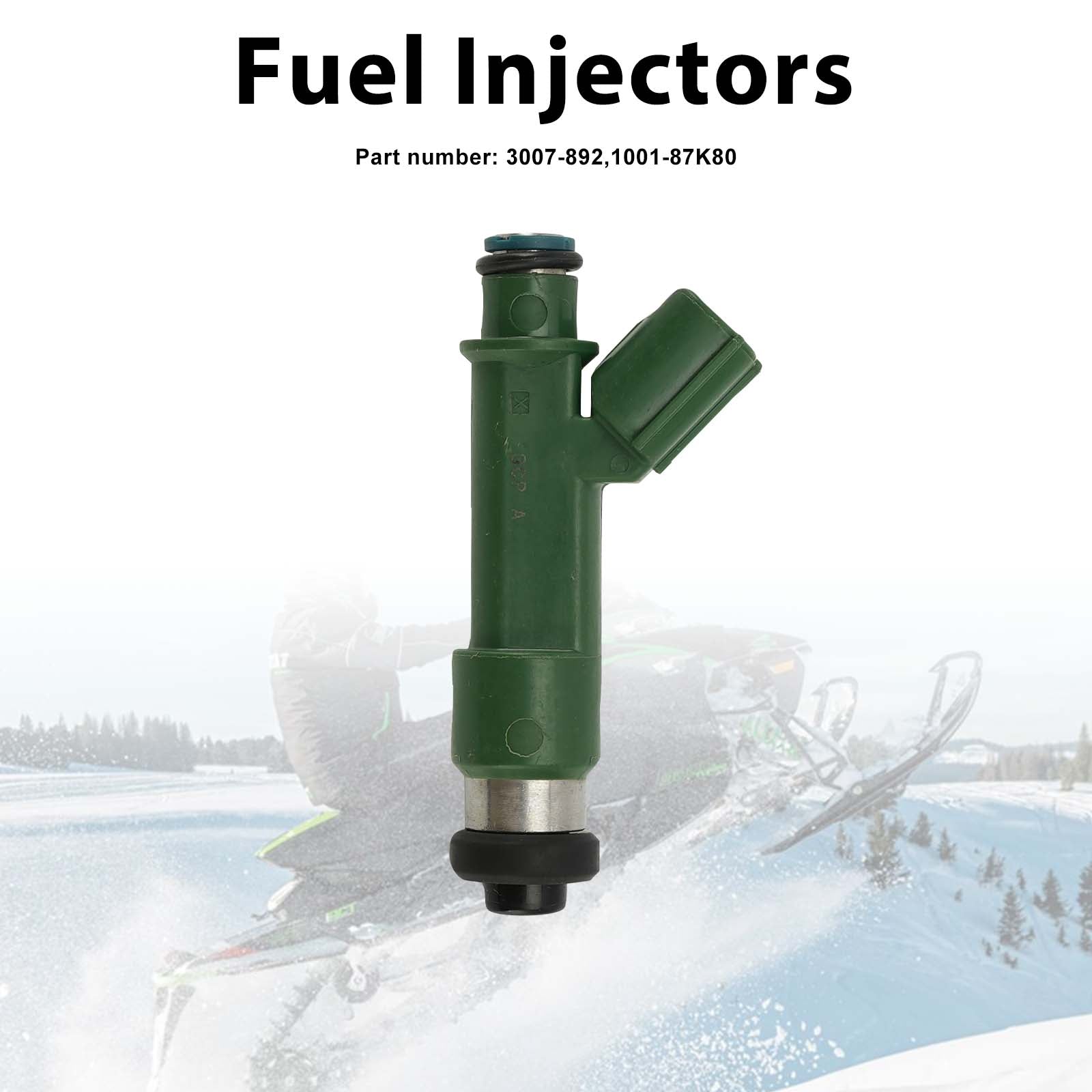 2010-2017 Arctic Cat ZR XF M 800 3007-892 Brandstofinjectoren 1001-87K80