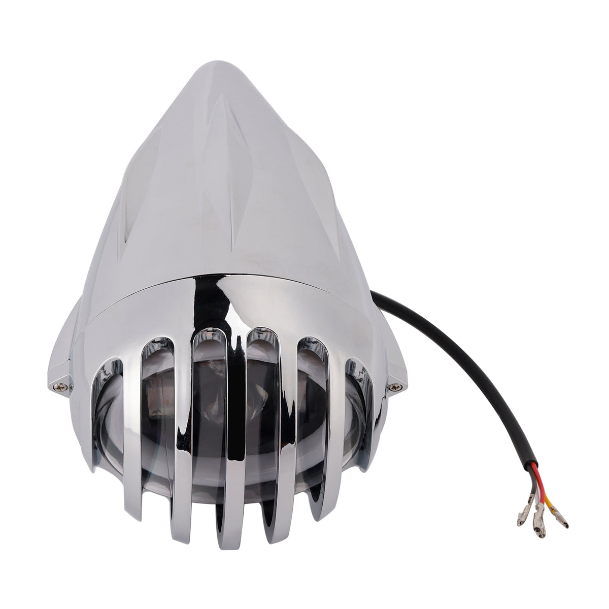 Racer Bobber High&Low Beam Headlight Beam Fog Lamp Custom 6000Lm