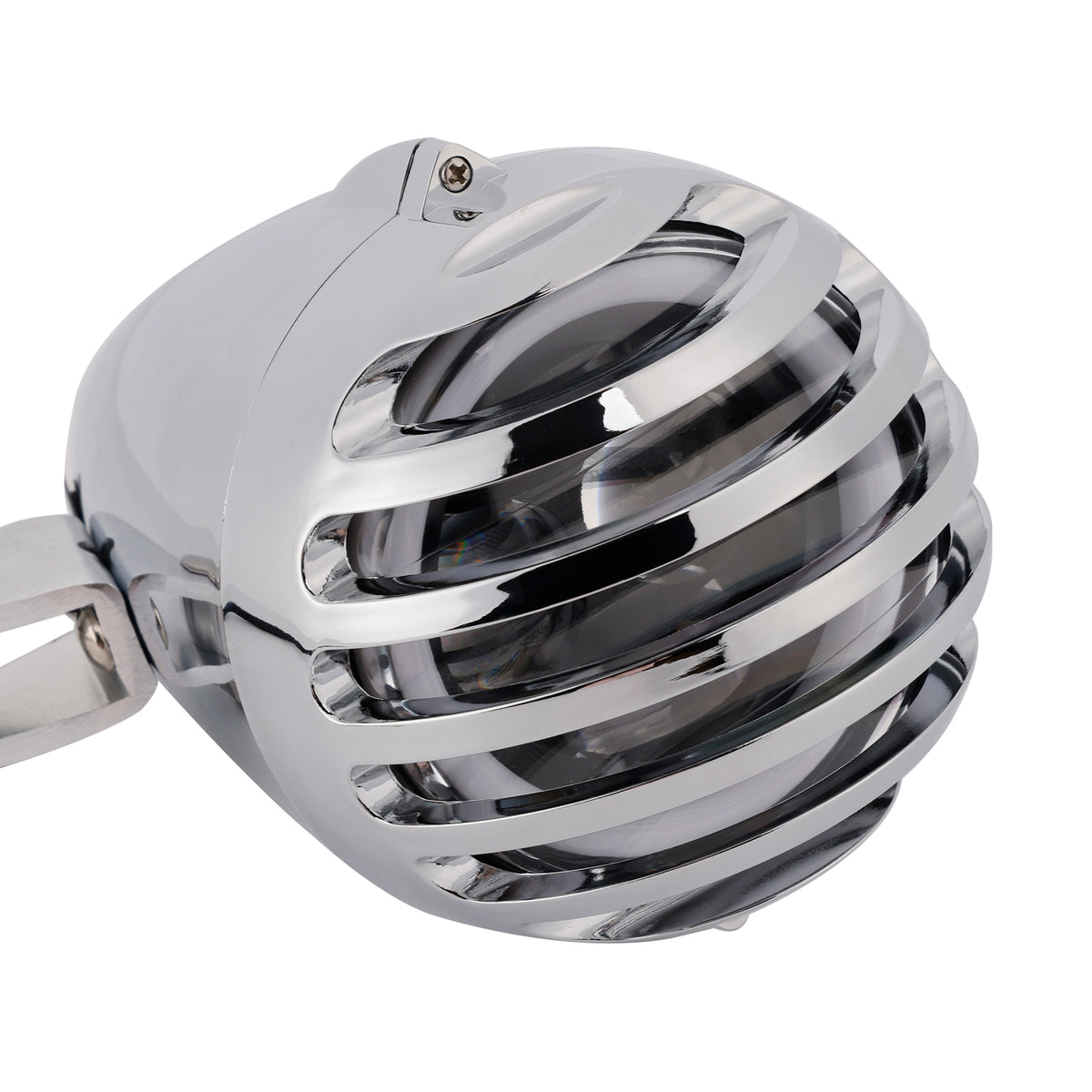 Racer Bobber High&Low Beam Headlight Beam Fog Lamp Custom 6000Lm