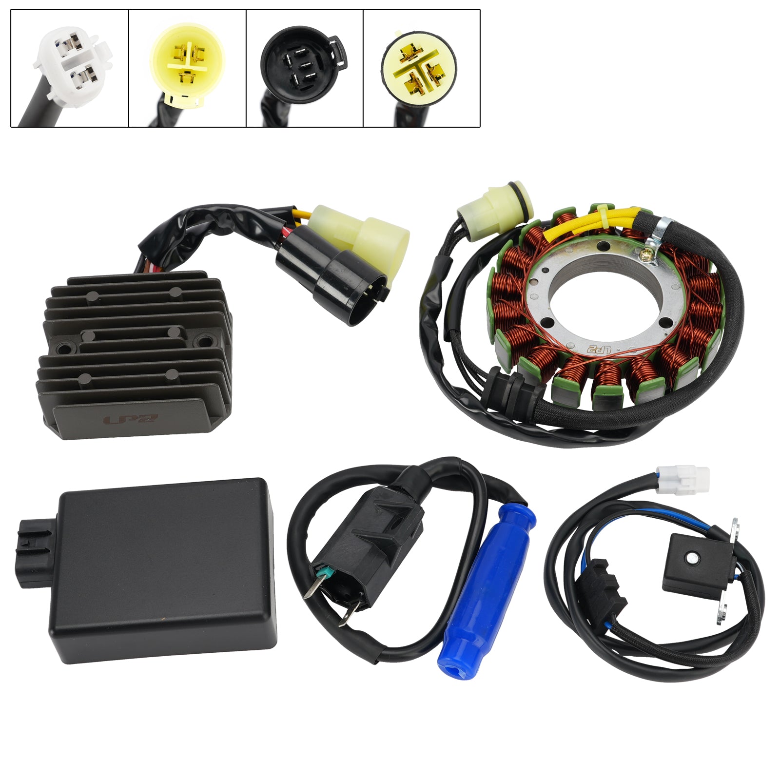 1999-2002 Kawasaki Prairie 400 KVF400 Stator Regulator CDI Box Ignition Coil