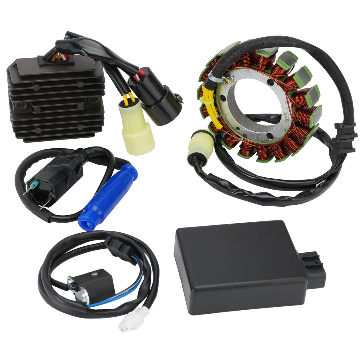 1999-2002 Kawasaki Prairie 400 KVF400 Stator Regulator CDI Box Ignition Coil