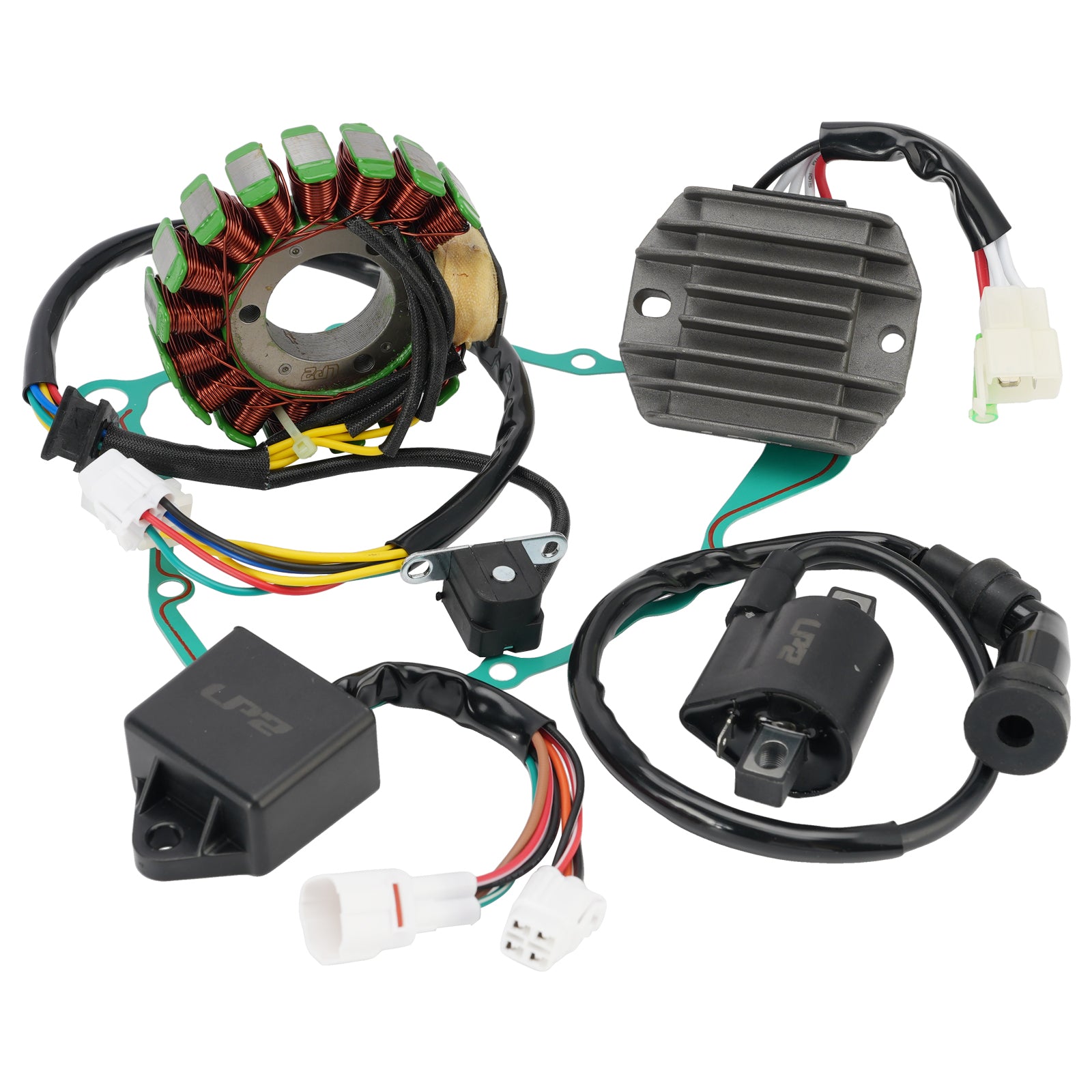 1997-2001 Yamaha Timberwolf 250 YFB250FW Stator Regulator CDI Box Ignition Coil