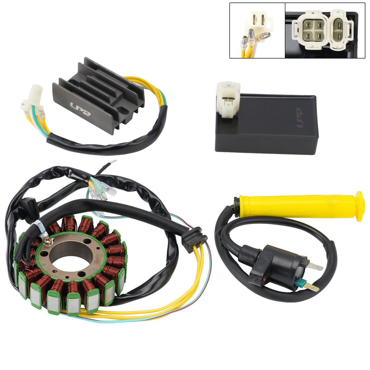 1990 1991 1992 Honda XLR250R MD22 Stator Regulator CDI Box Ignition Coil Kit