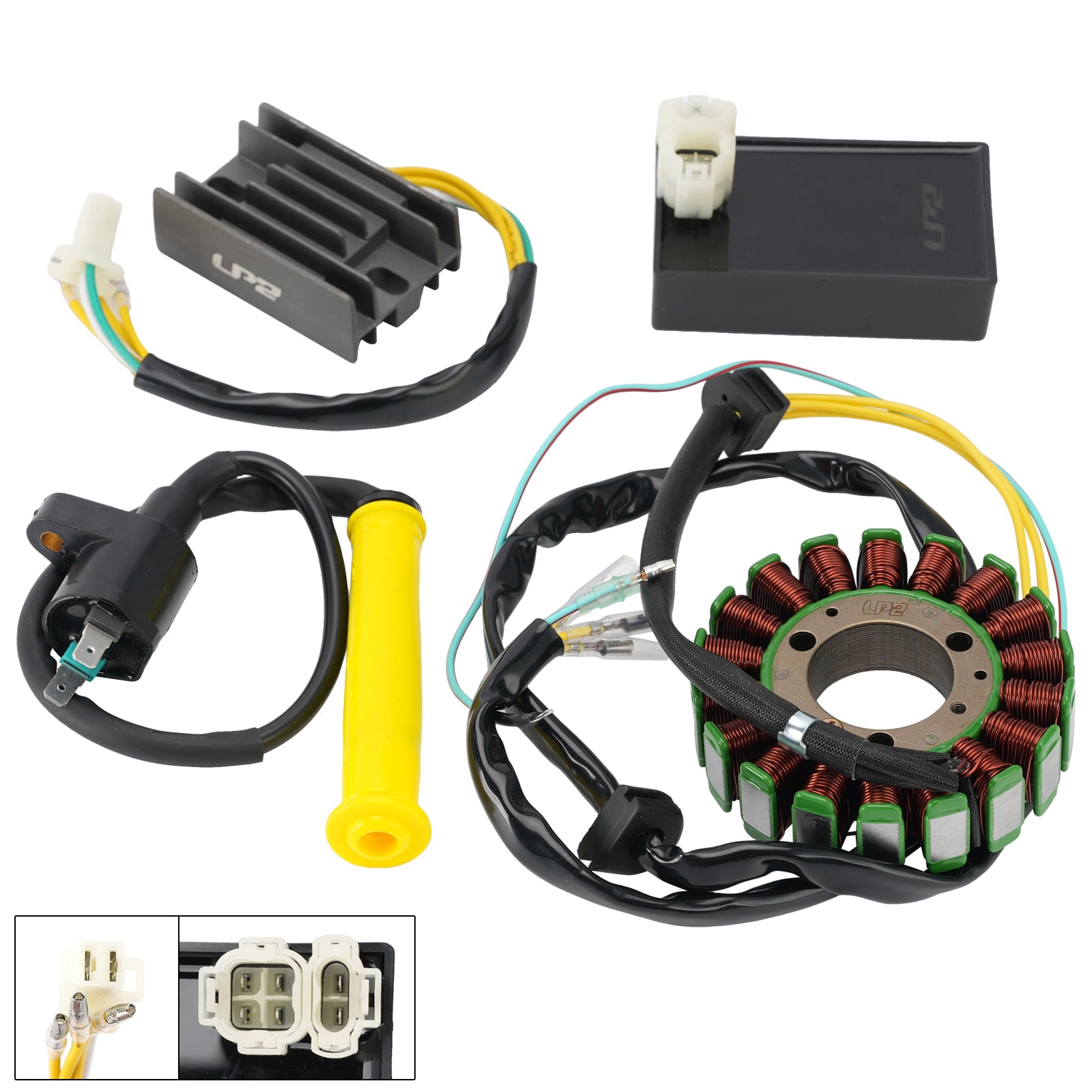 1990 1991 1992 Honda XLR250R MD22 Stator Regulator CDI Box Ignition Coil Kit