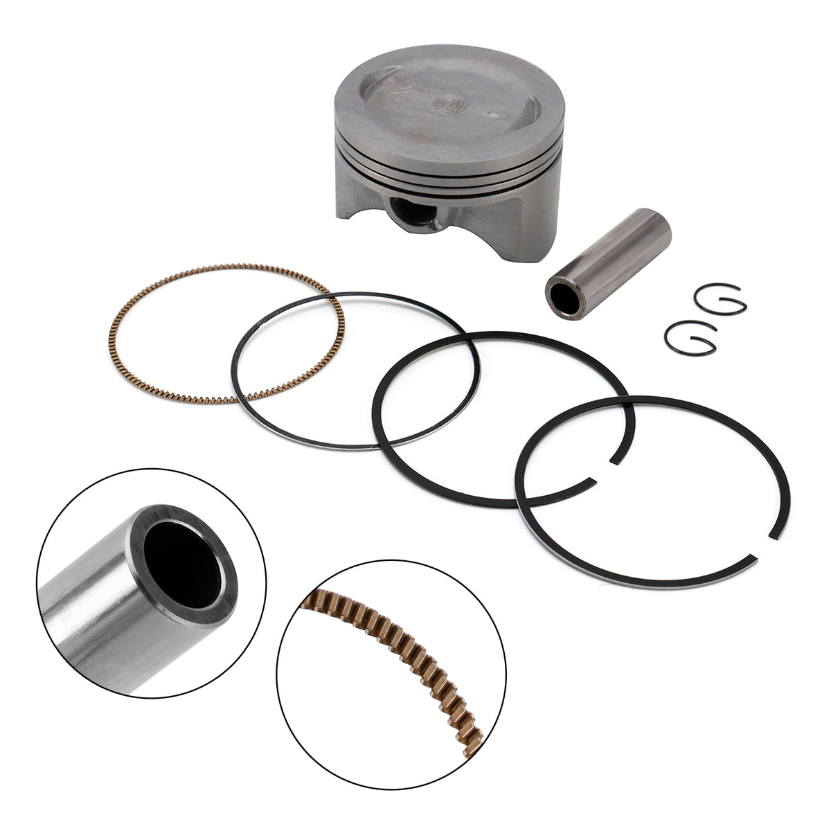2004-2007 Yamaha Xg250 Tricker Xt250 Piston Ring Rebuild Kit 74Mm 5Xt-11631-00