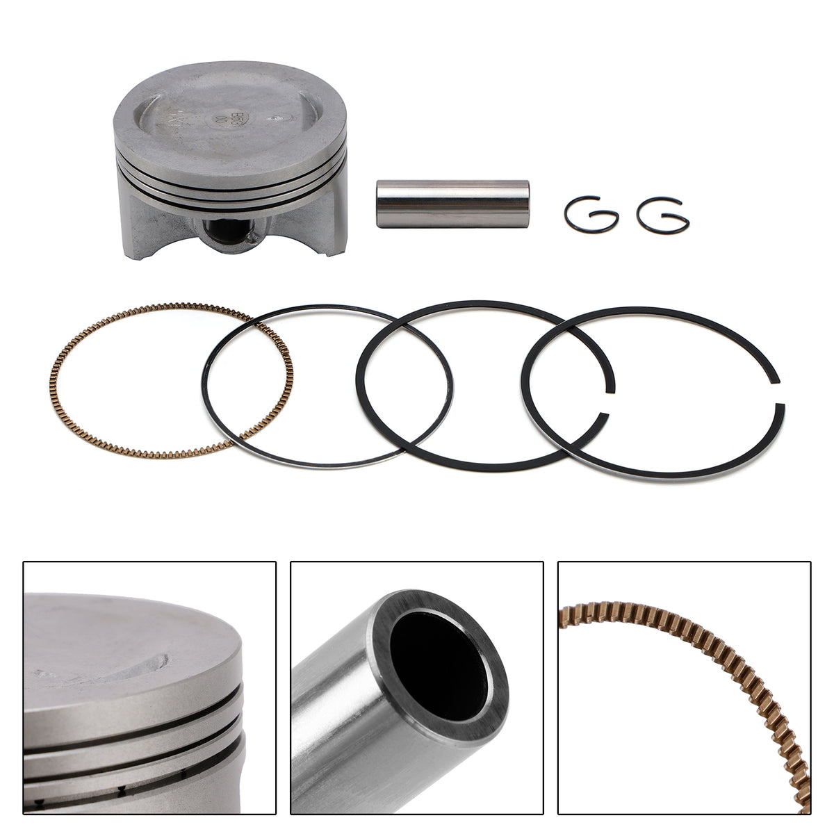 2004-2007 Yamaha Xg250 Tricker Xt250 Piston Ring Rebuild Kit 74Mm 5Xt-11631-00